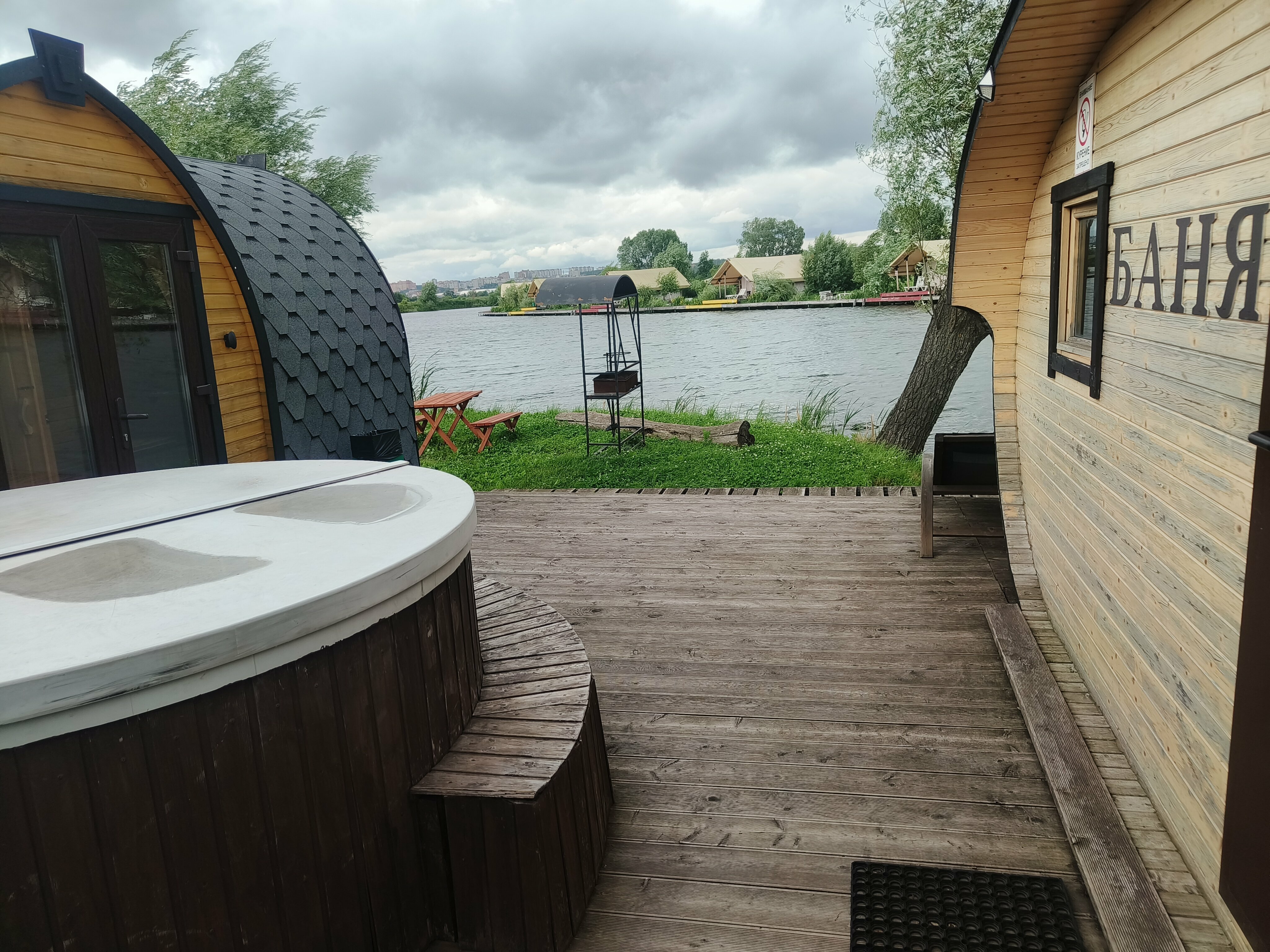 Бунгало с купелью и большой баней №12