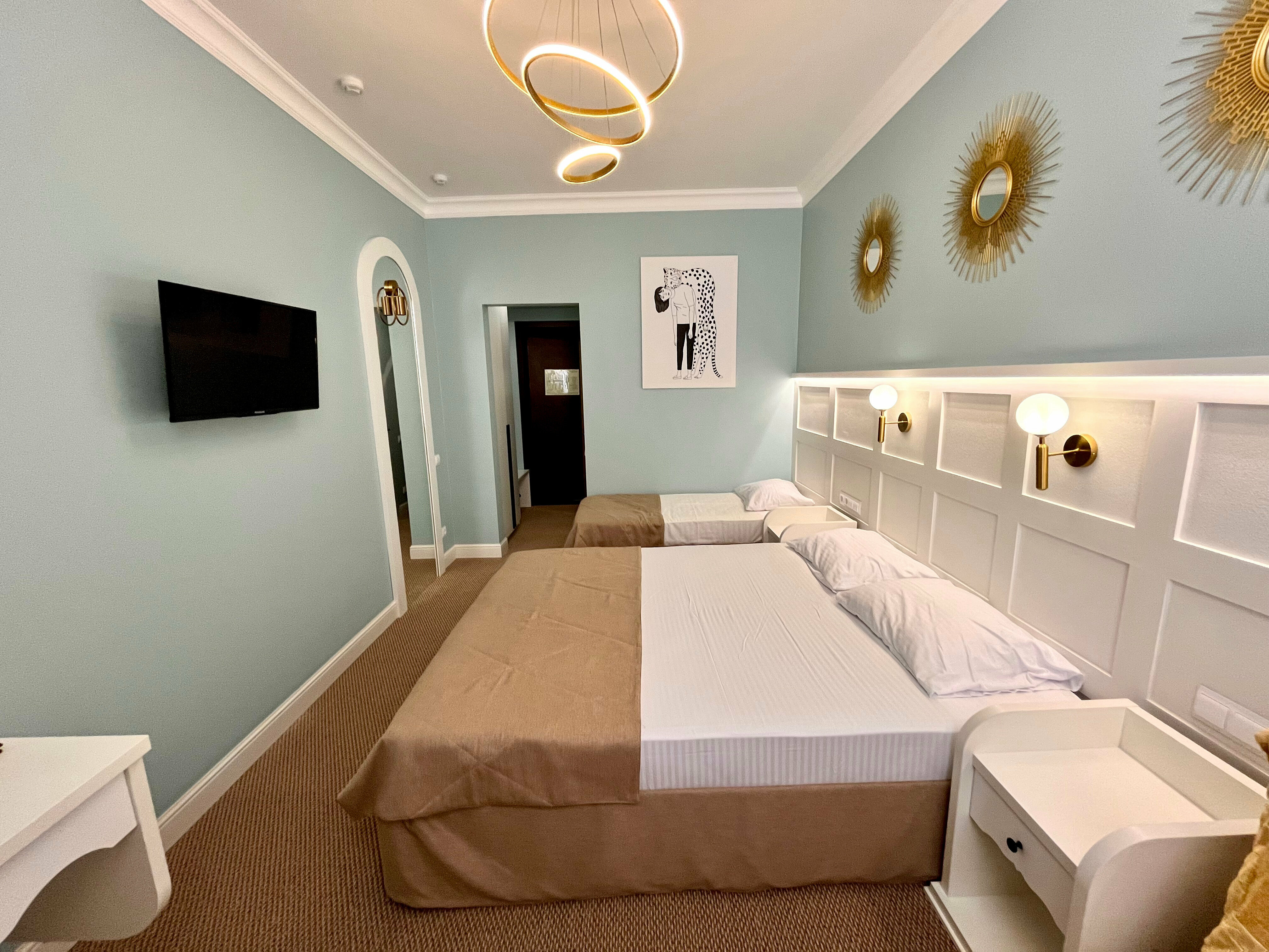 Четырехместный номер Скандинавский с балконом