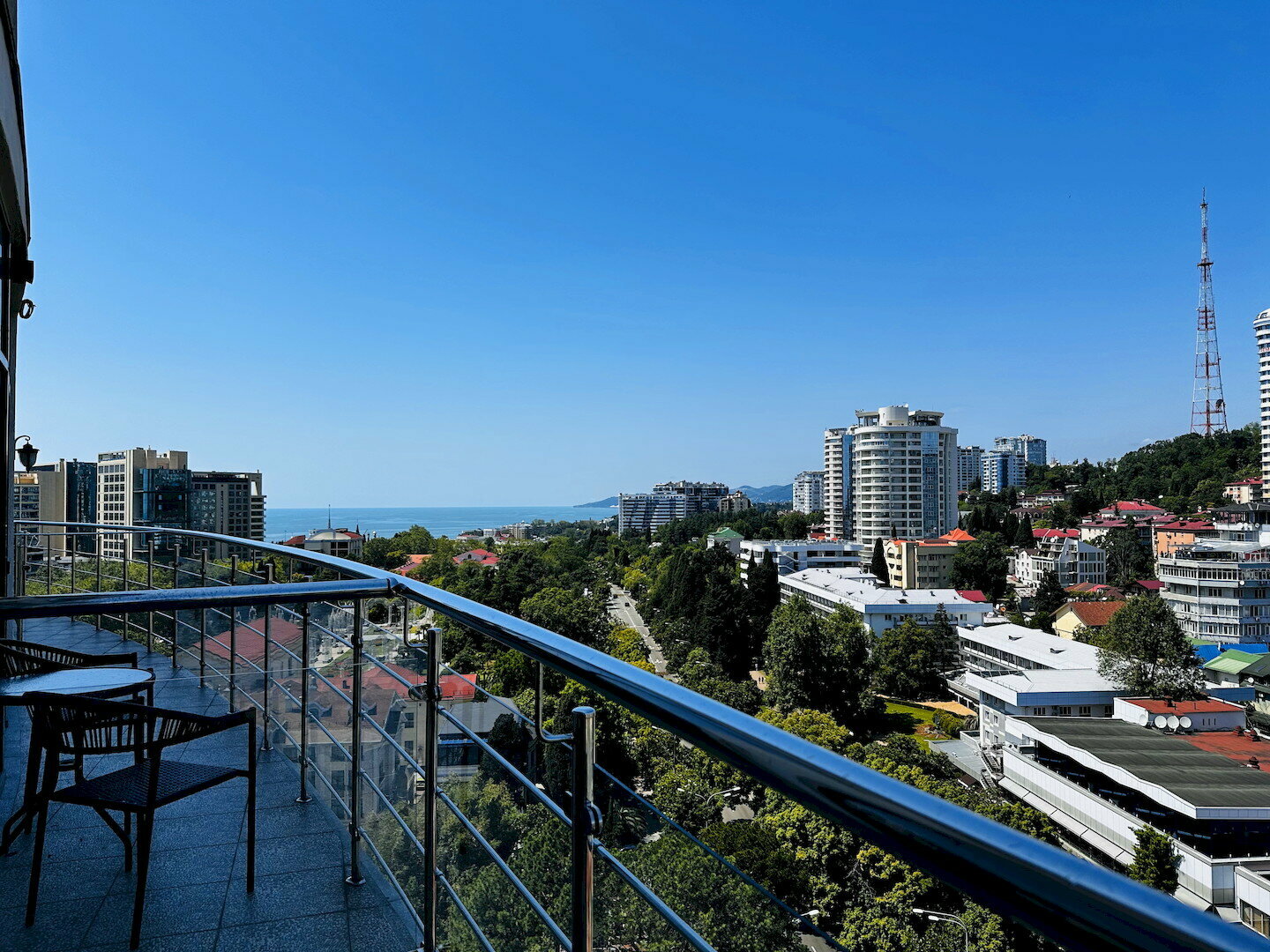 Премиум студия! Вид на море, пляж в 5 минутах! Центр Сочи