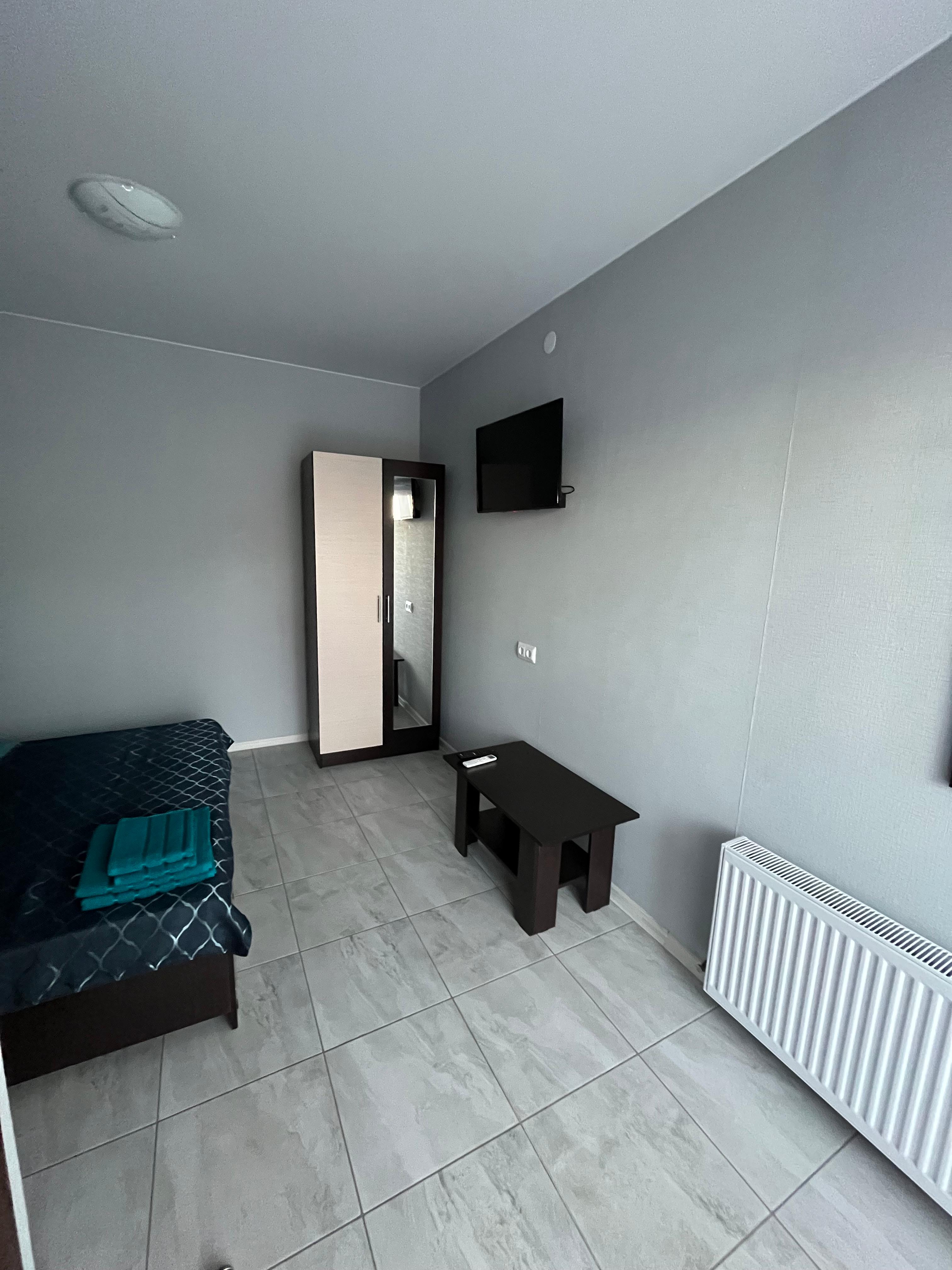 Двухместный номер с 1 кроватью и террасой