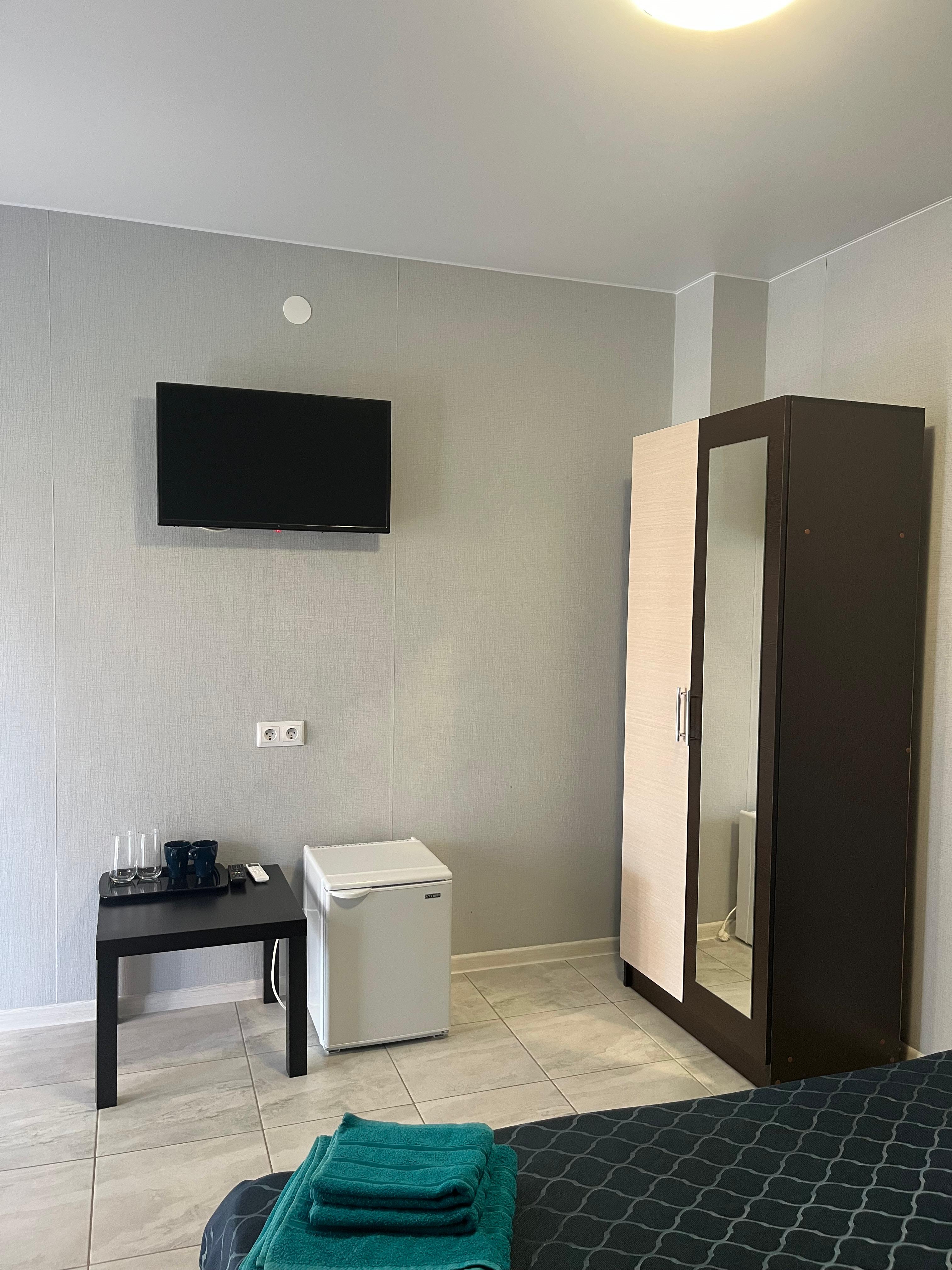 Двухместный номер с 1 кроватью и террасой