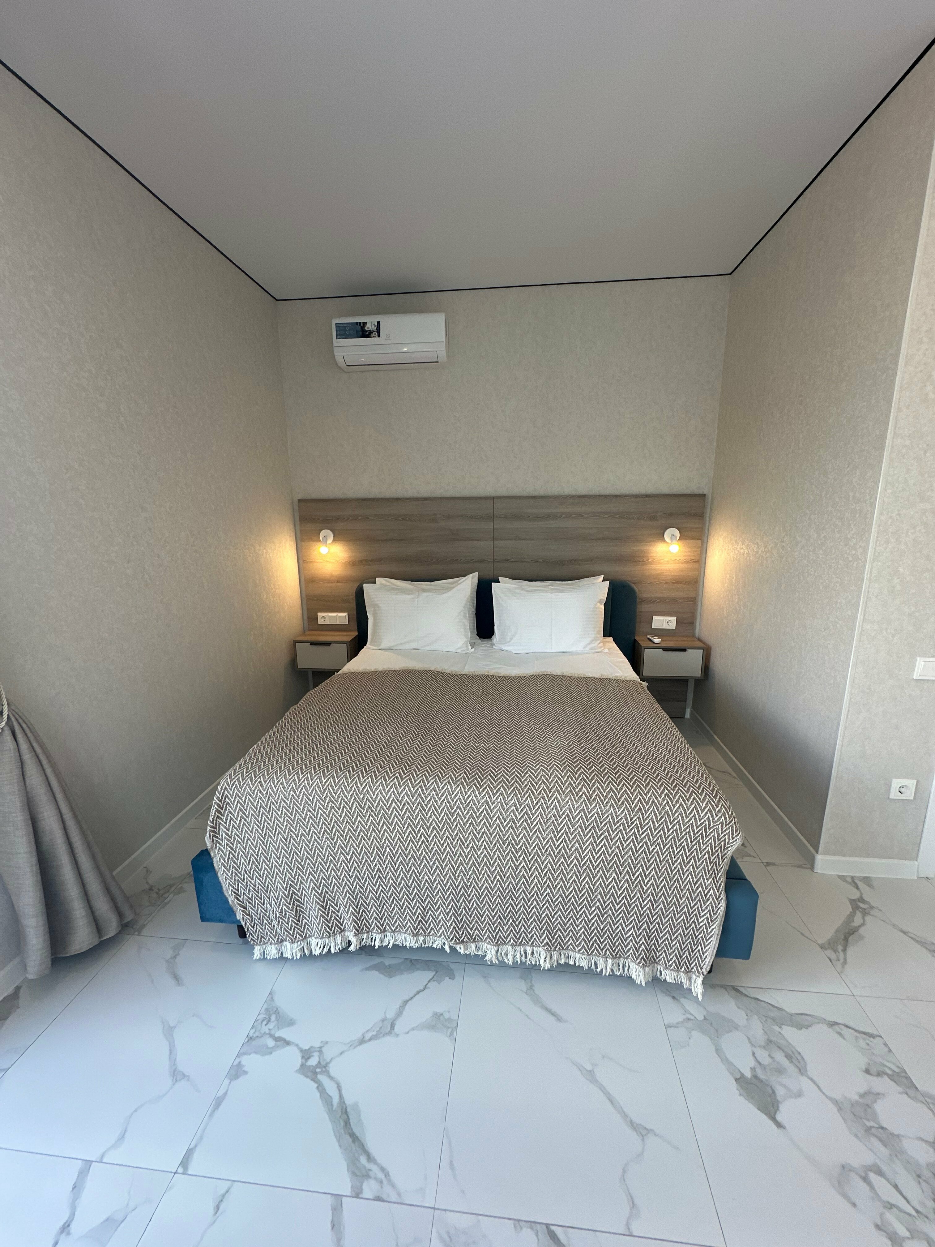 Двухместный номер с 1 кроватью и видом на горы