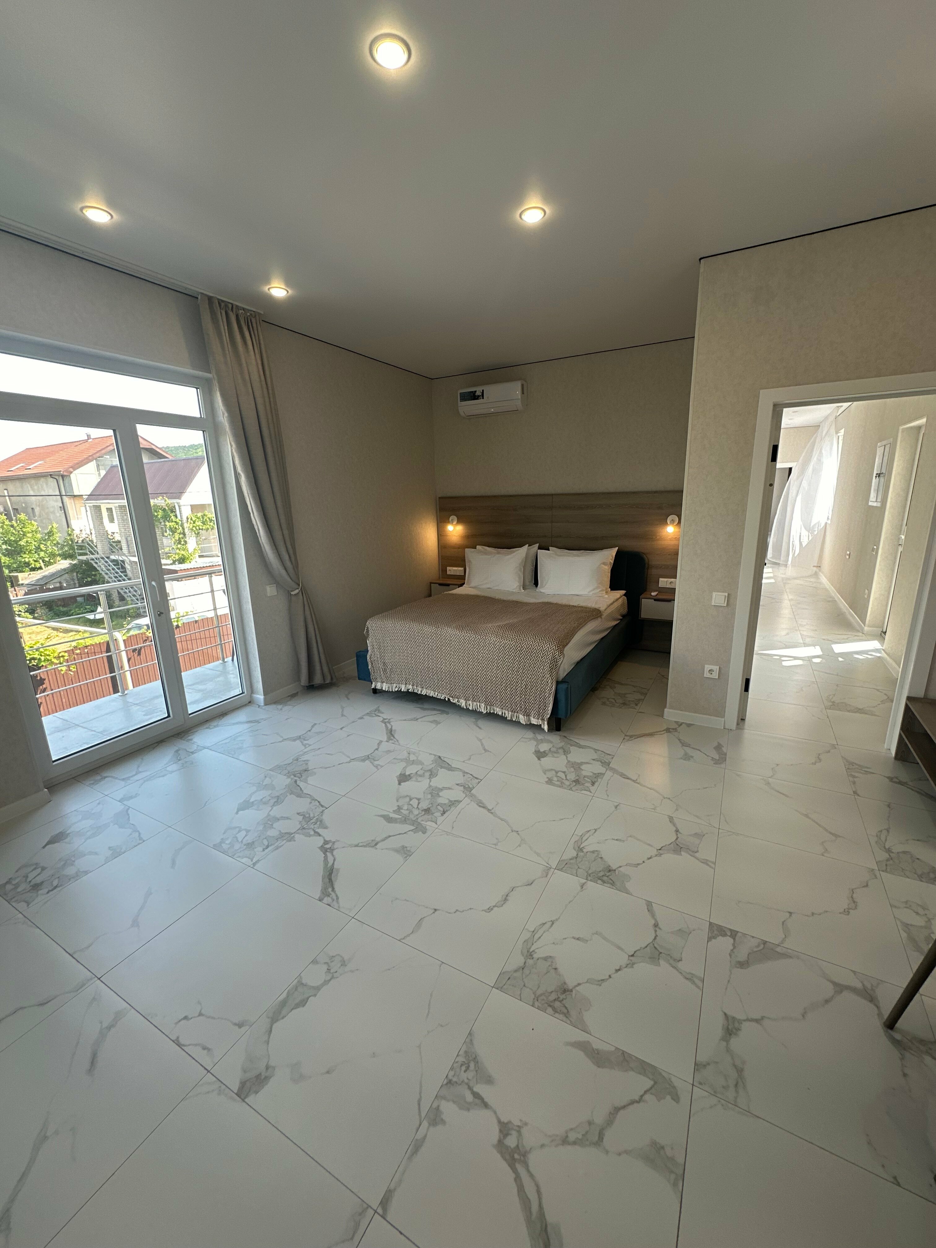 Двухместный номер с 1 кроватью и видом на горы