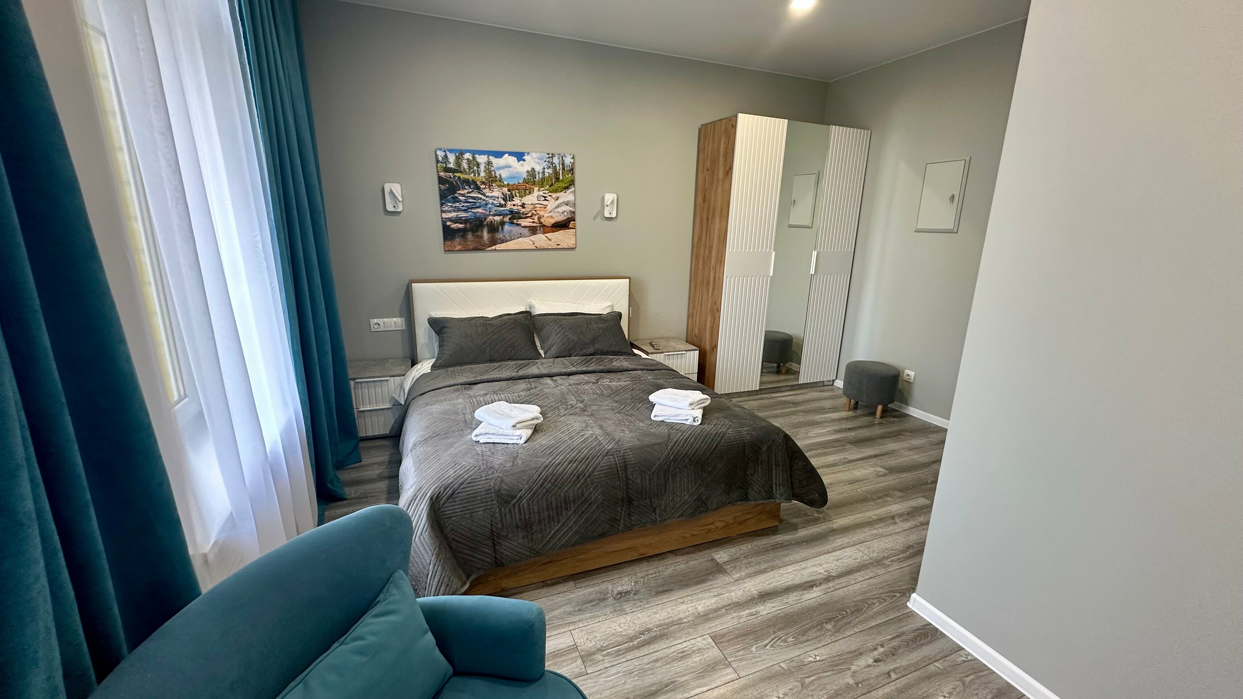 Номер 5 Двухместный номер Стандарт с одной кроватью и собственной ванной комнатой