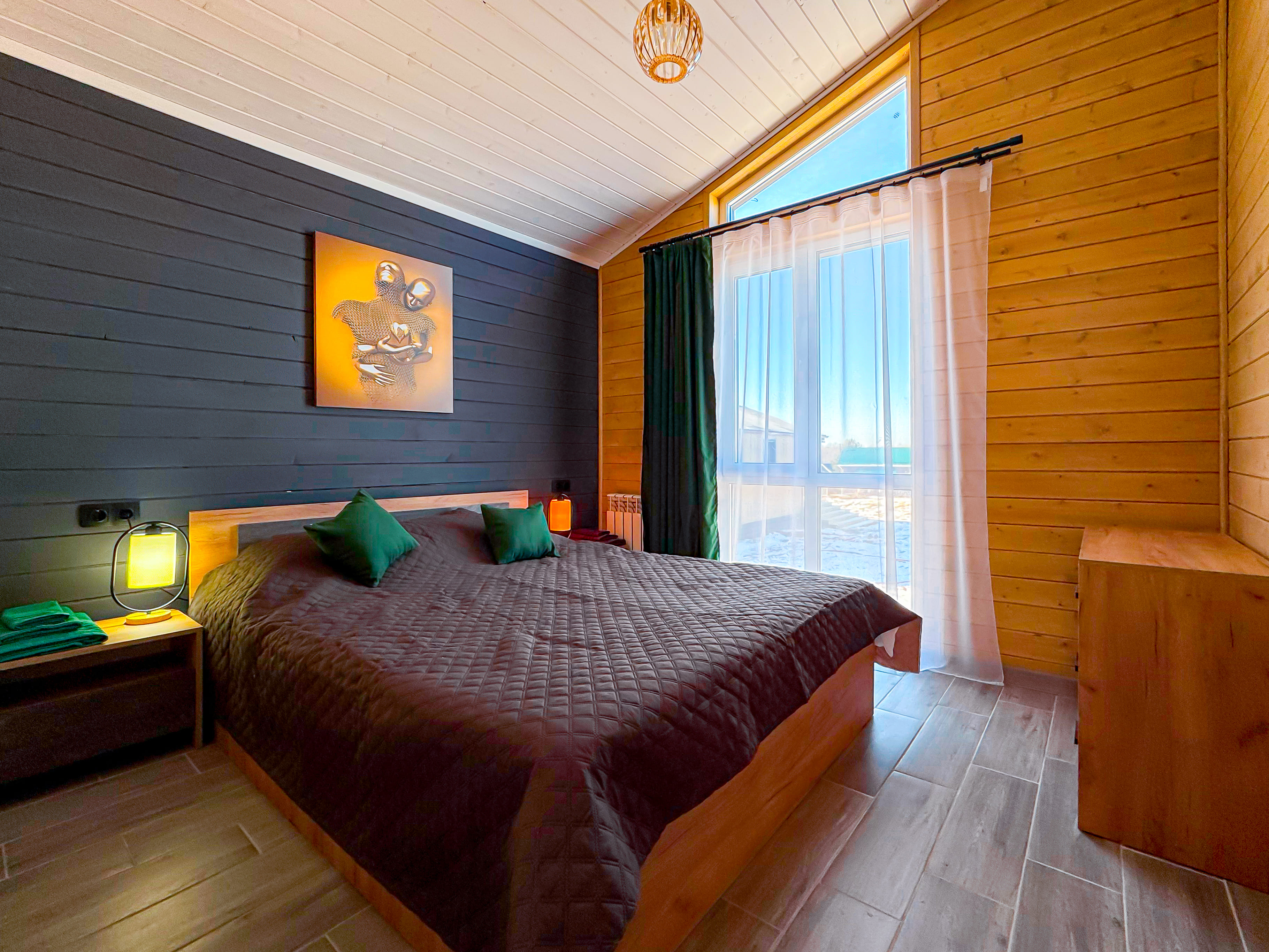 Барнхаус с личной сауной, террасой и мангальной зоной