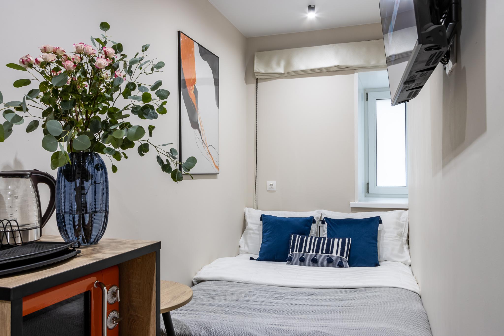 1-комнатные апартаменты стандарт с 1 двуспальной кроватью