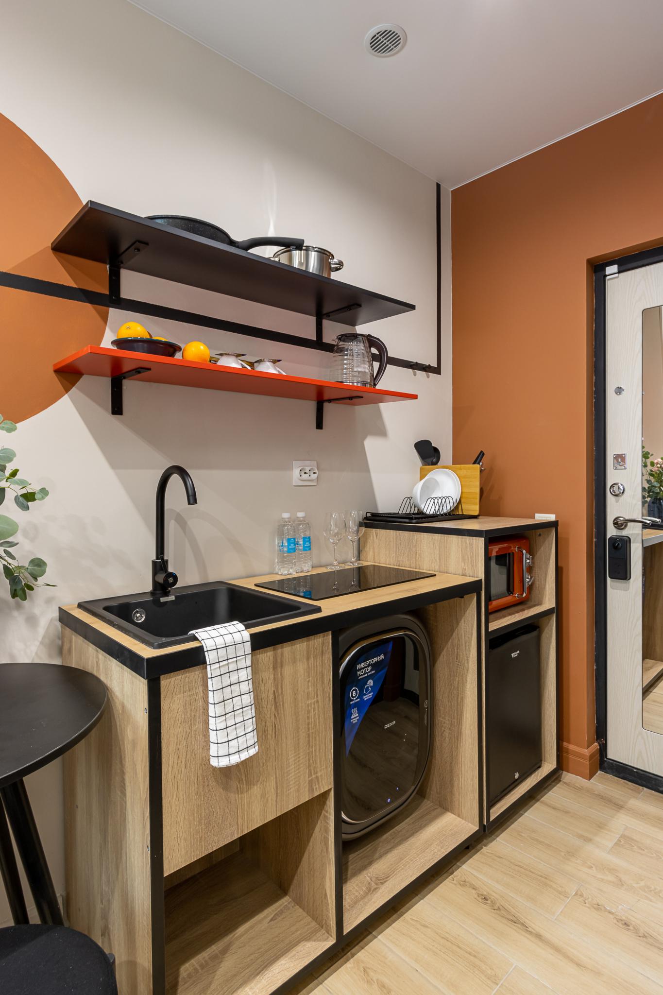 1-комнатные апартаменты стандарт с 1 двуспальной кроватью