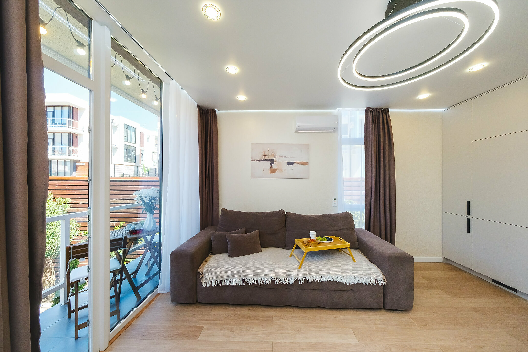 4-х местные апартаменты с балконом в жк c круглогодично подогреваемым бассейном +32 ° "Alicekeys" 7/56