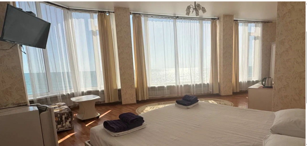Трехместный номер с видом на море