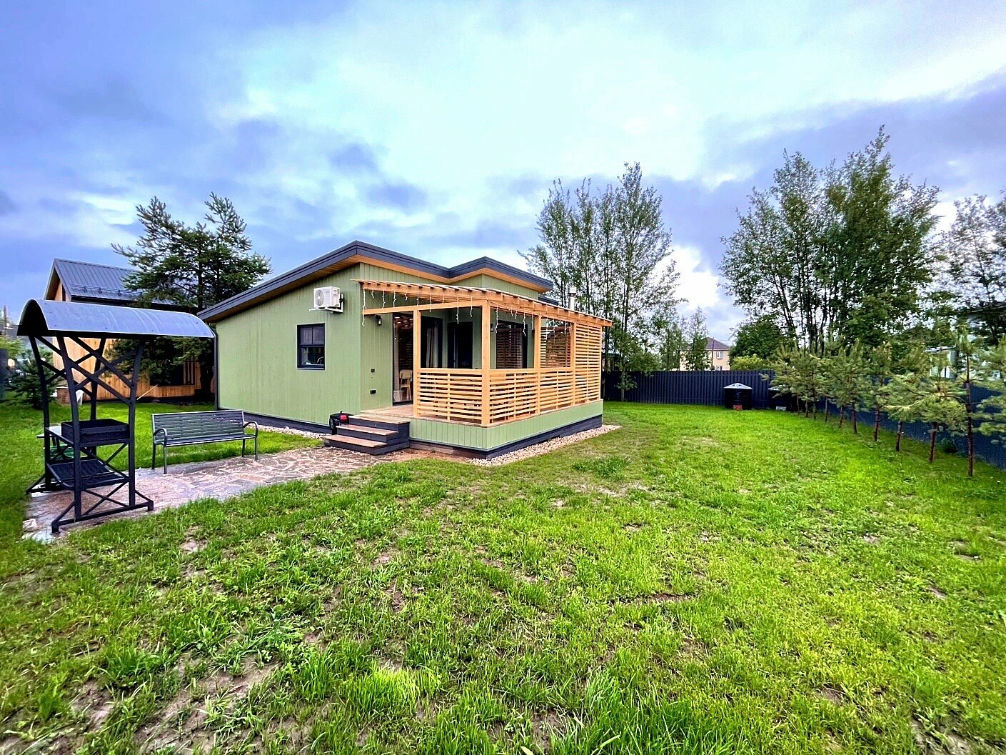 Дом с 2мя спальнями, сауной и финской купелью