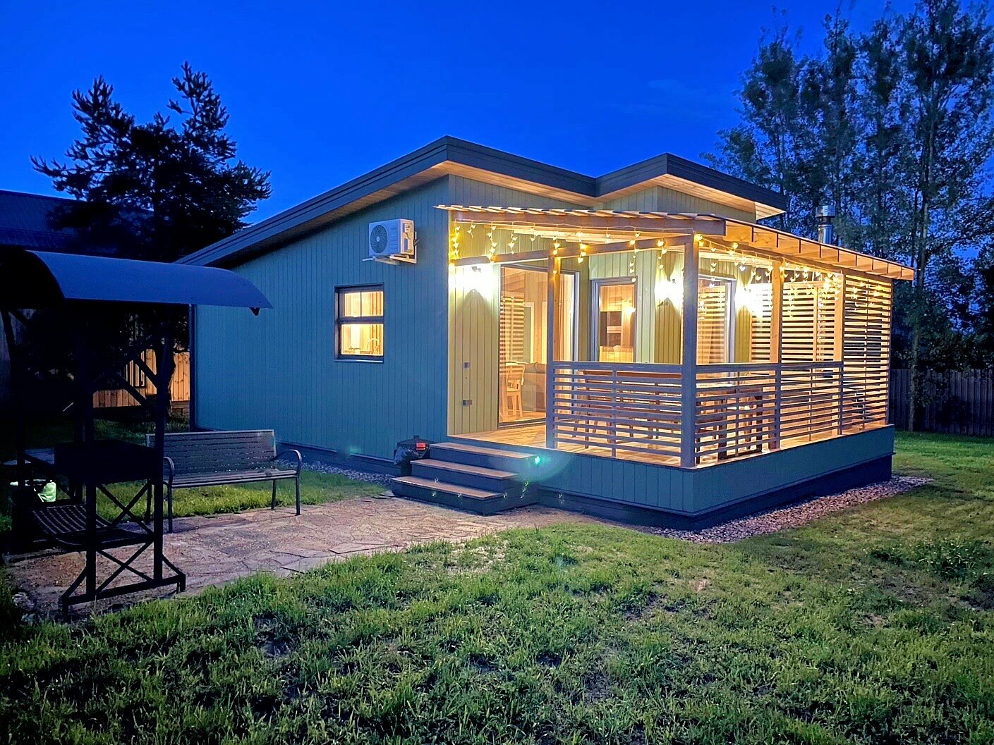 Дом с 2мя спальнями, сауной и финской купелью