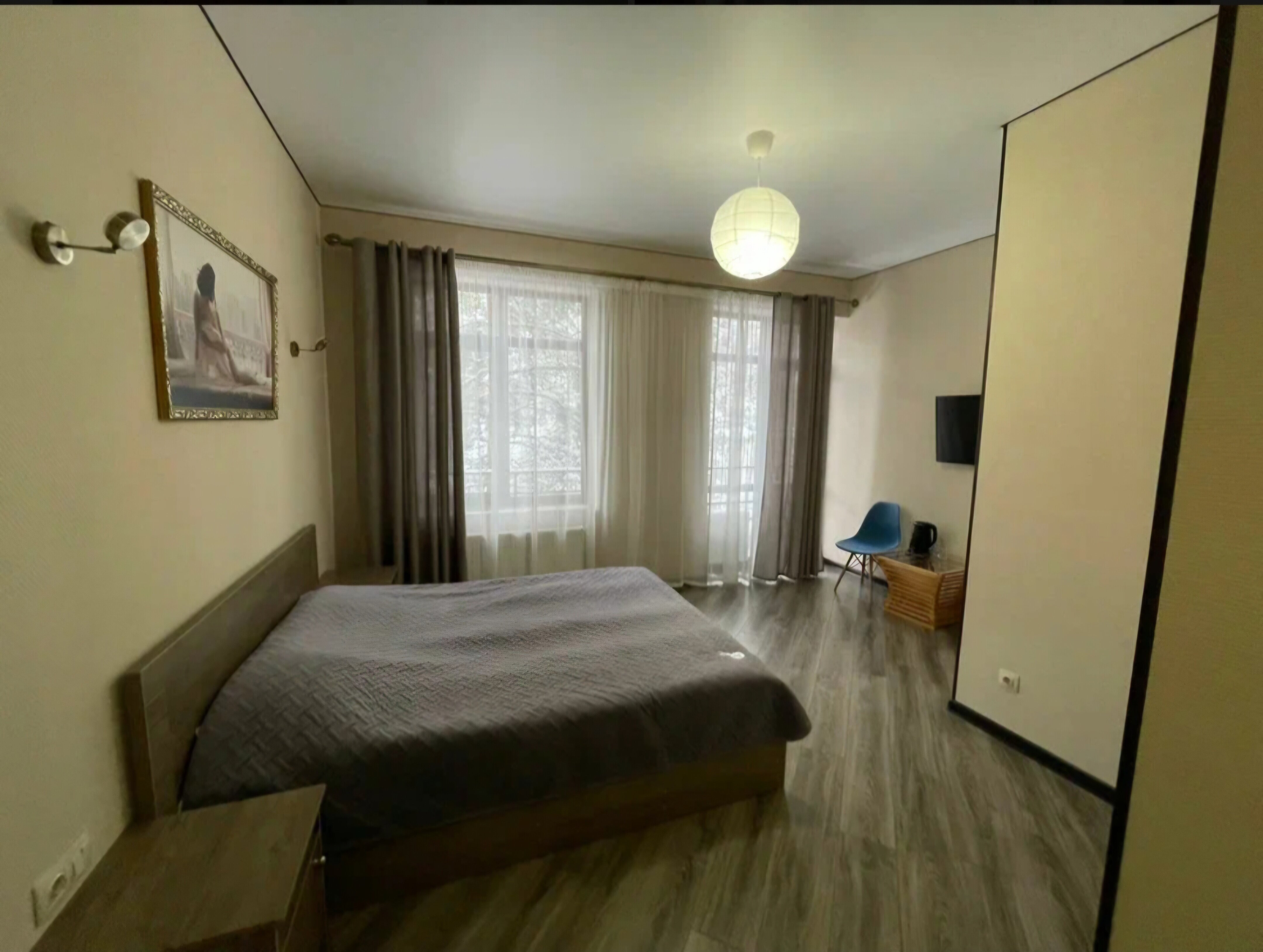 Двухместный номер Делюкс с 1 кроватью и балконом