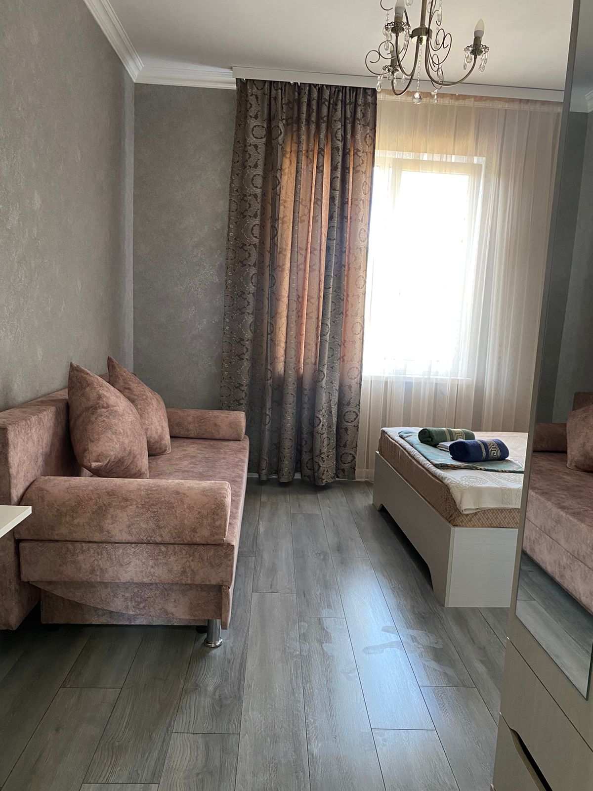 4-ех местный номер с удобствами.