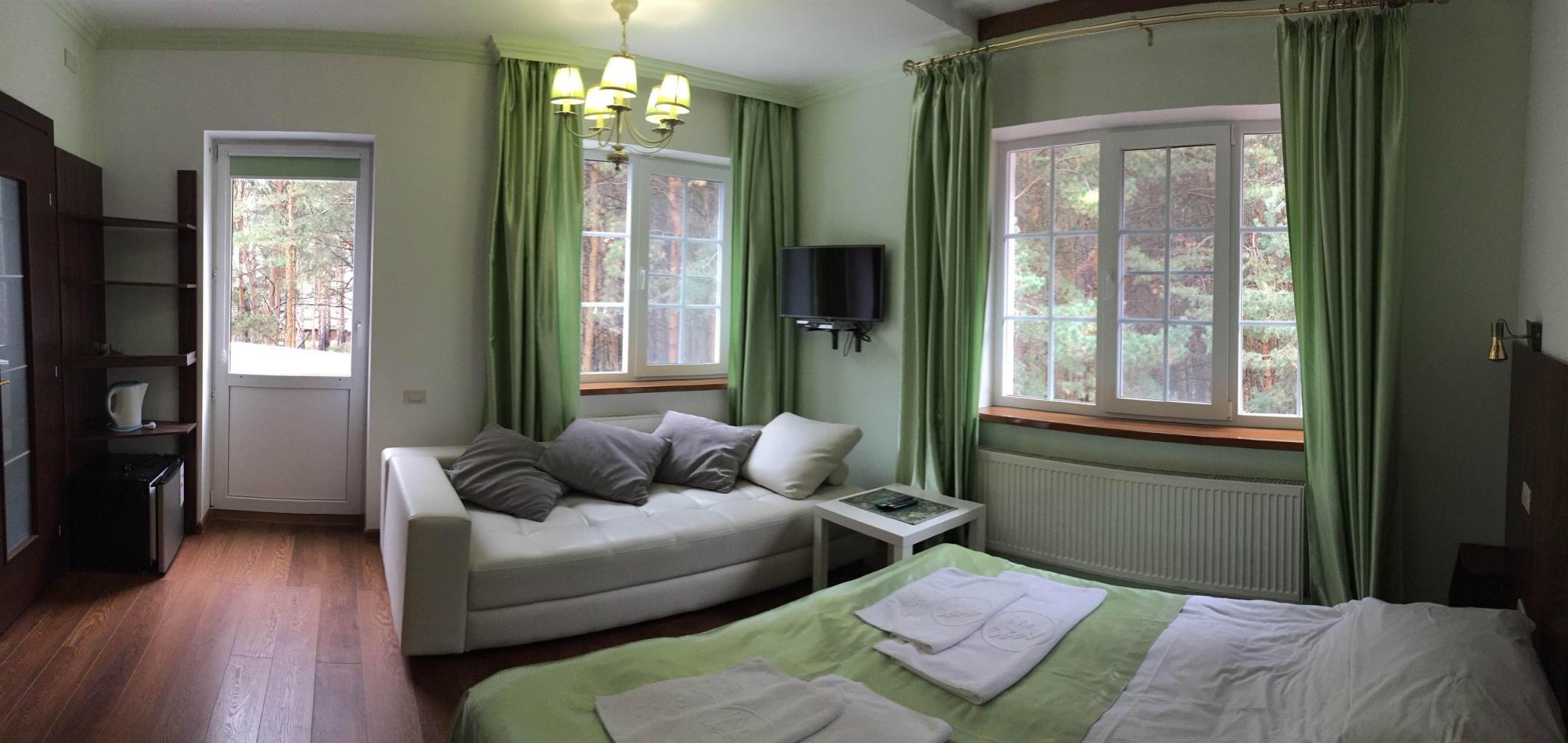 Двухместный номер с 1 кроватью или 2 отдельными кроватями и балконом