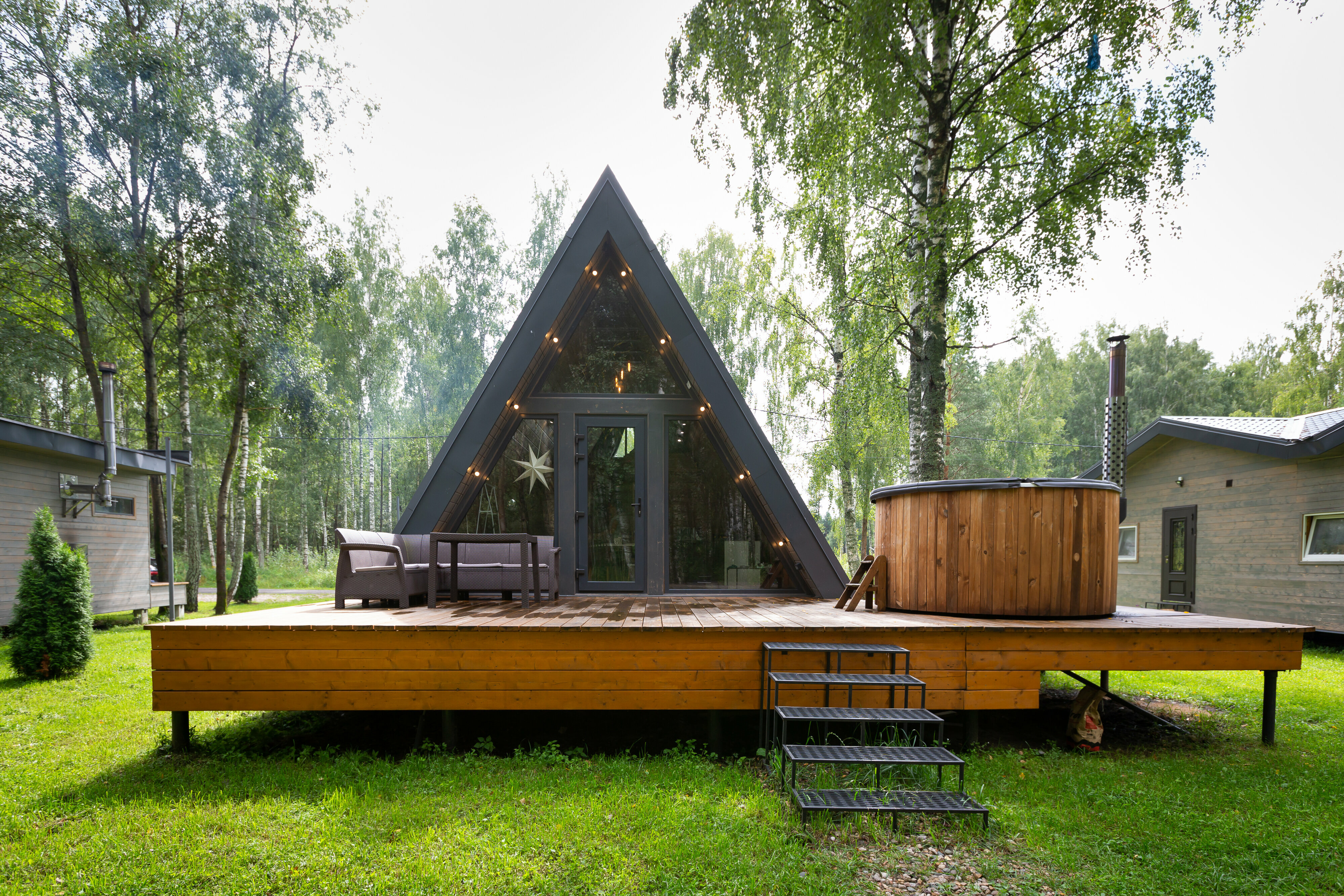 Коттедж с видом на лес