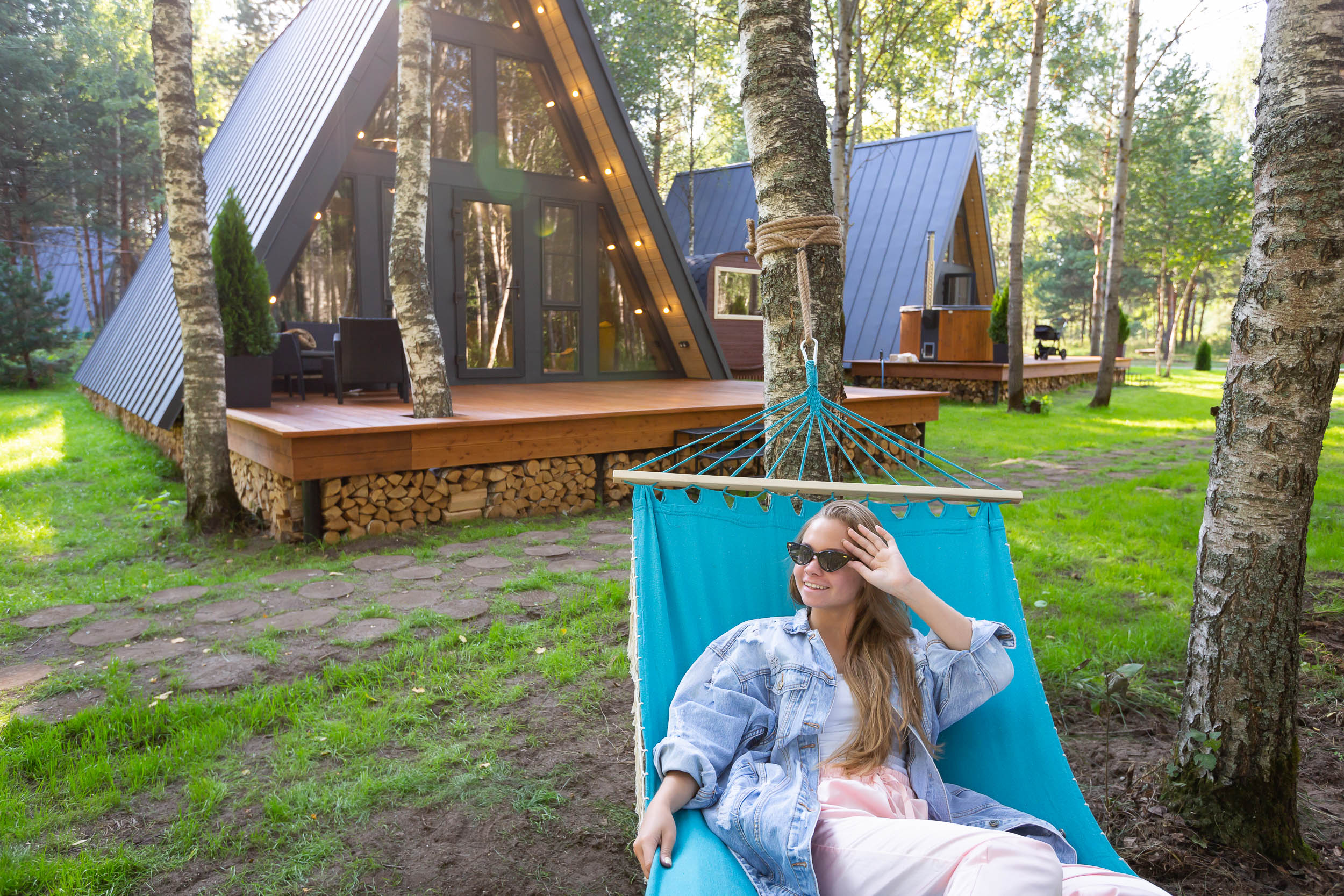 Коттедж с видом на лес