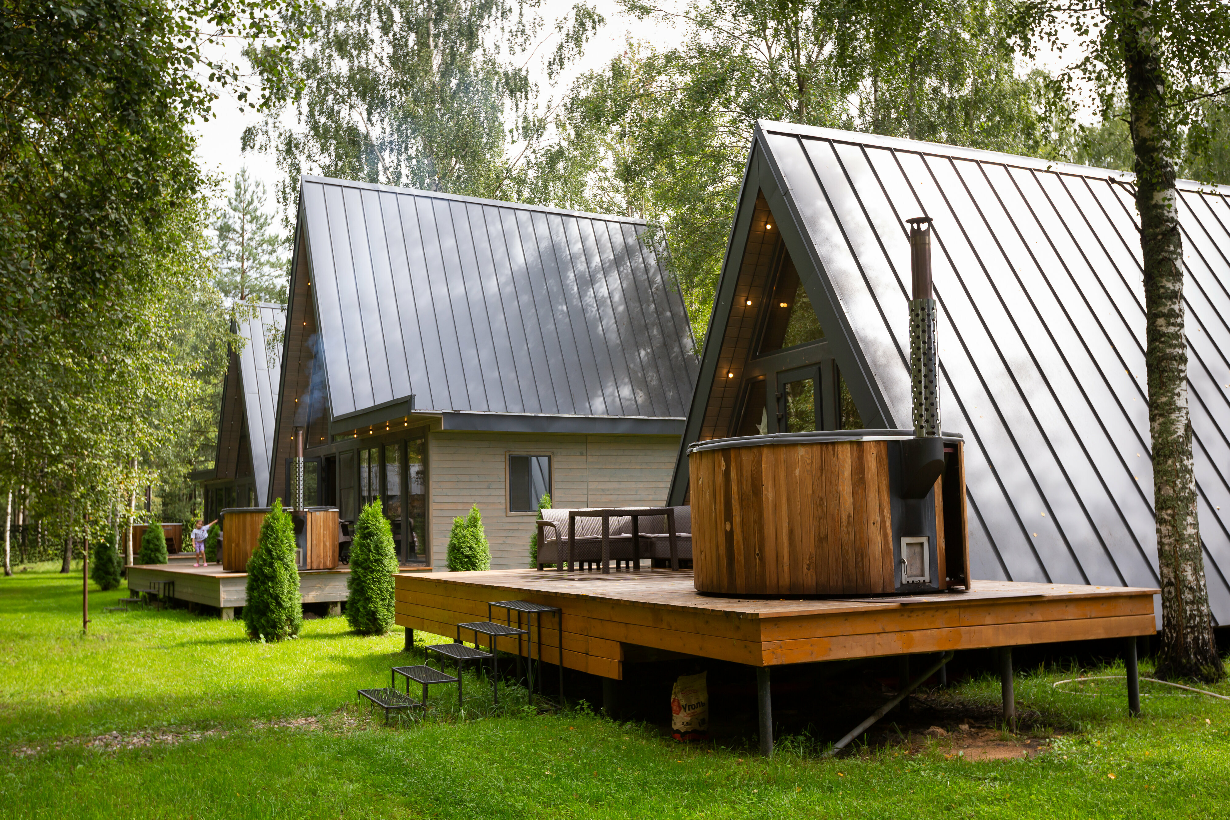 Коттедж с видом на лес