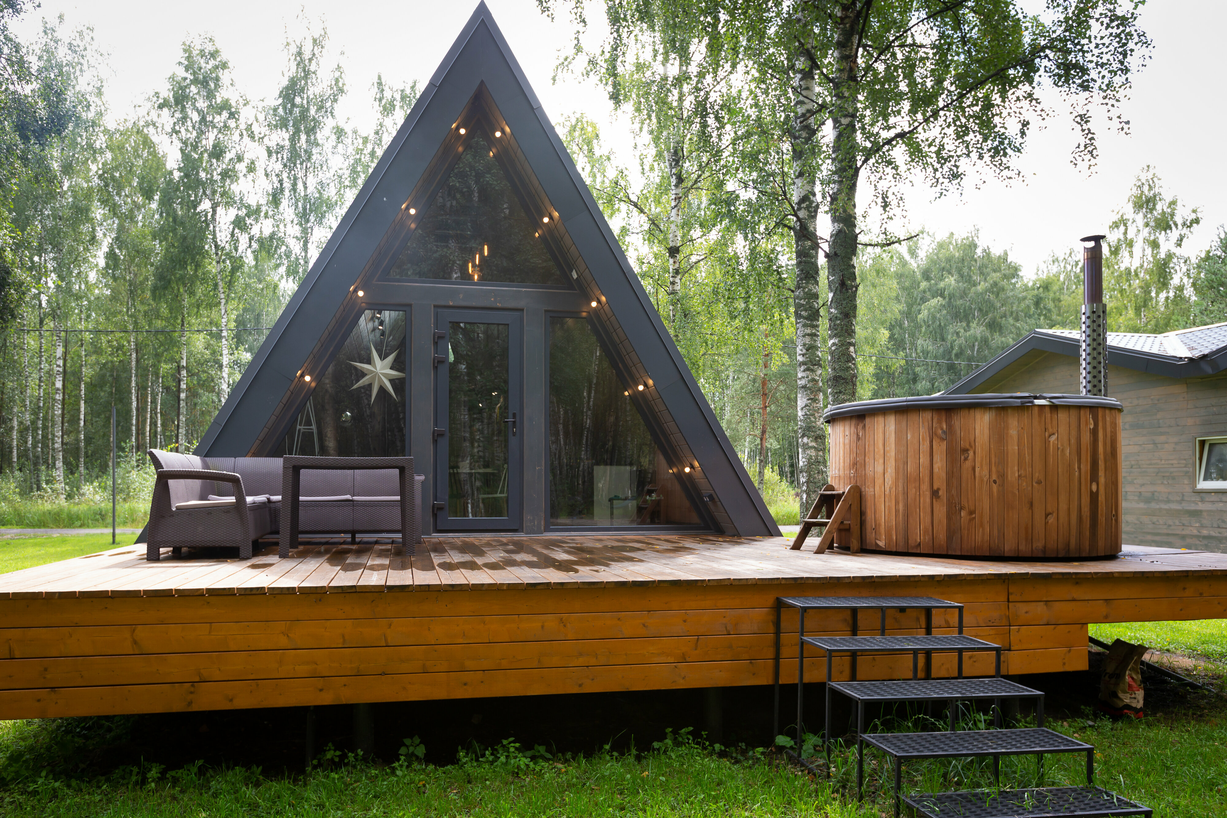 Коттедж с видом на лес