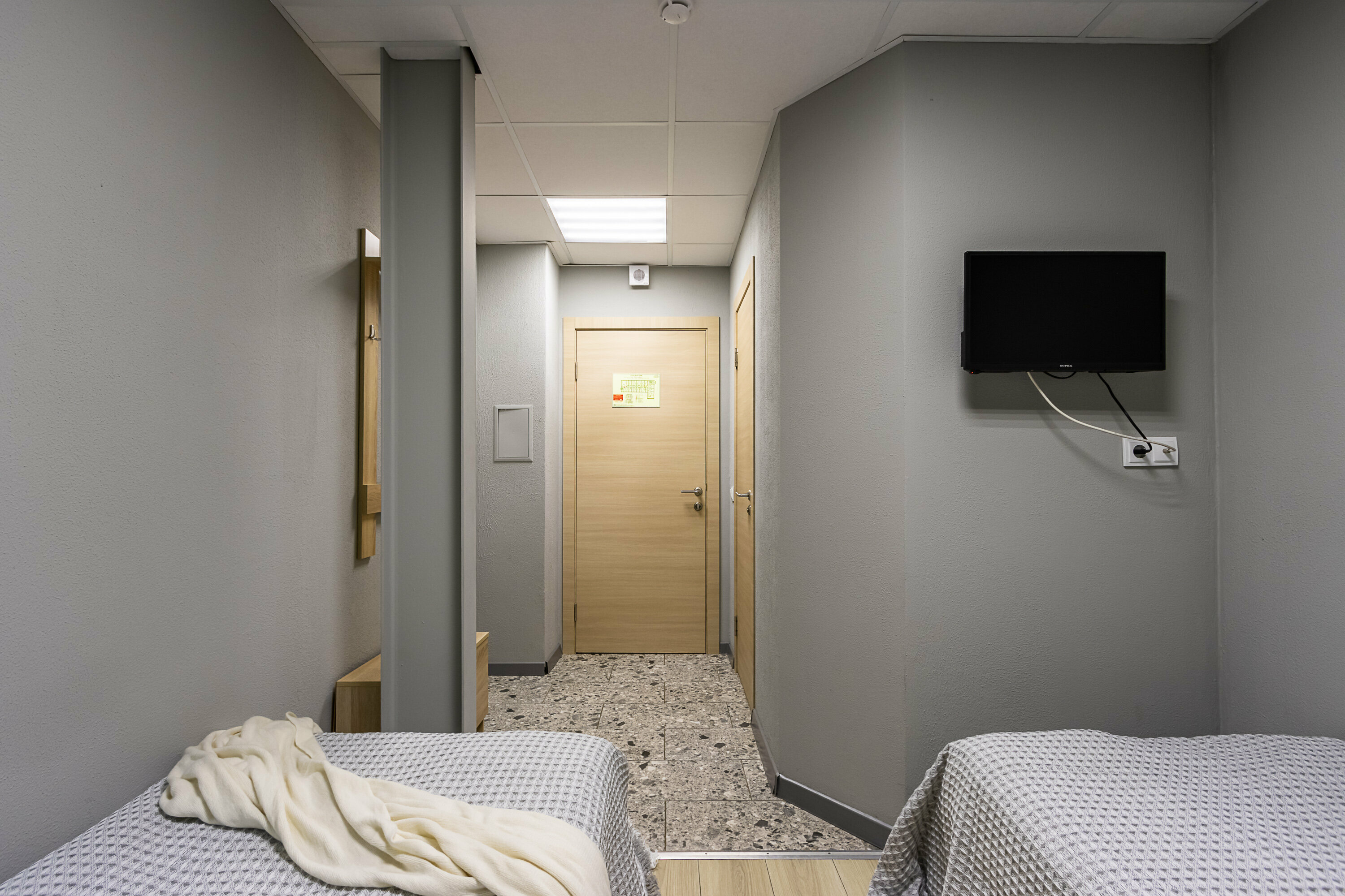 Стандартный номер с 2 кроватями и собственной ванной