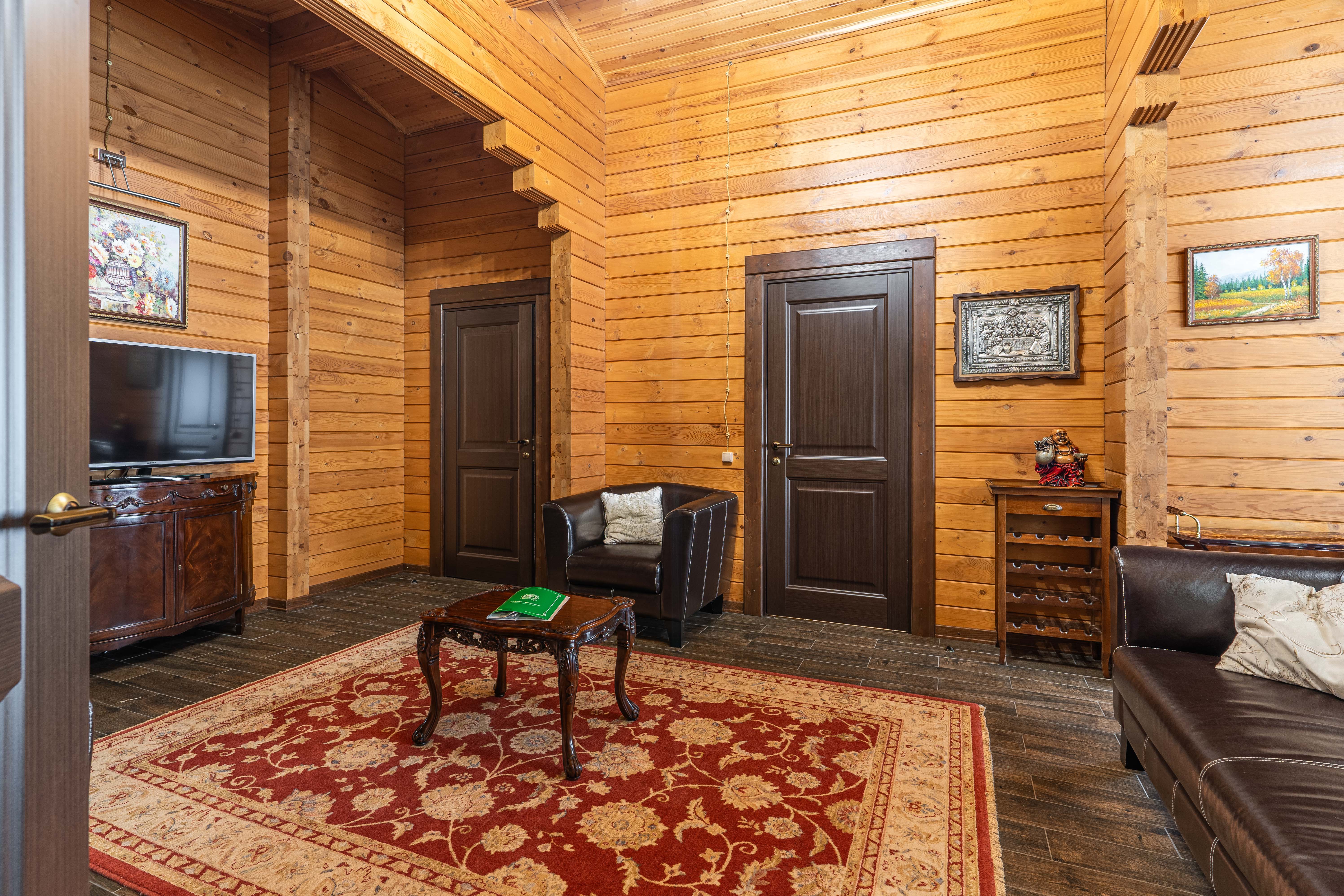 VIP  коттедж с двумя спальнями, гостиной и мангальной зоной