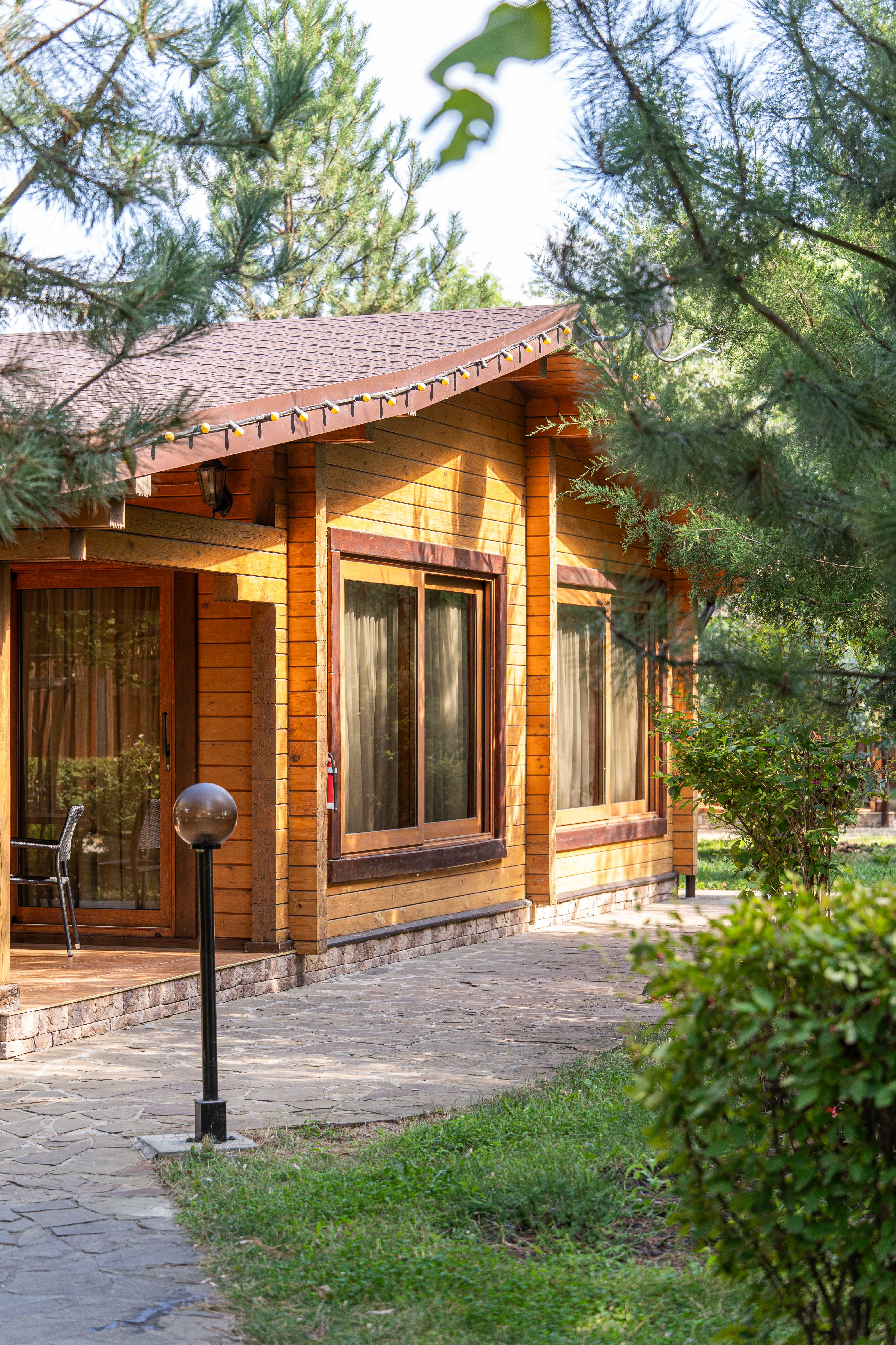 VIP  коттедж с двумя спальнями, гостиной и мангальной зоной