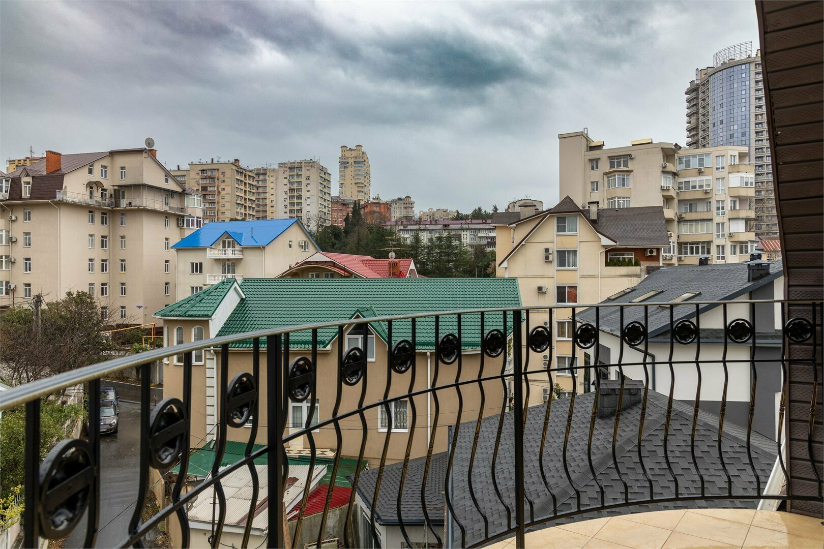 Люкс с балконом с видом на город