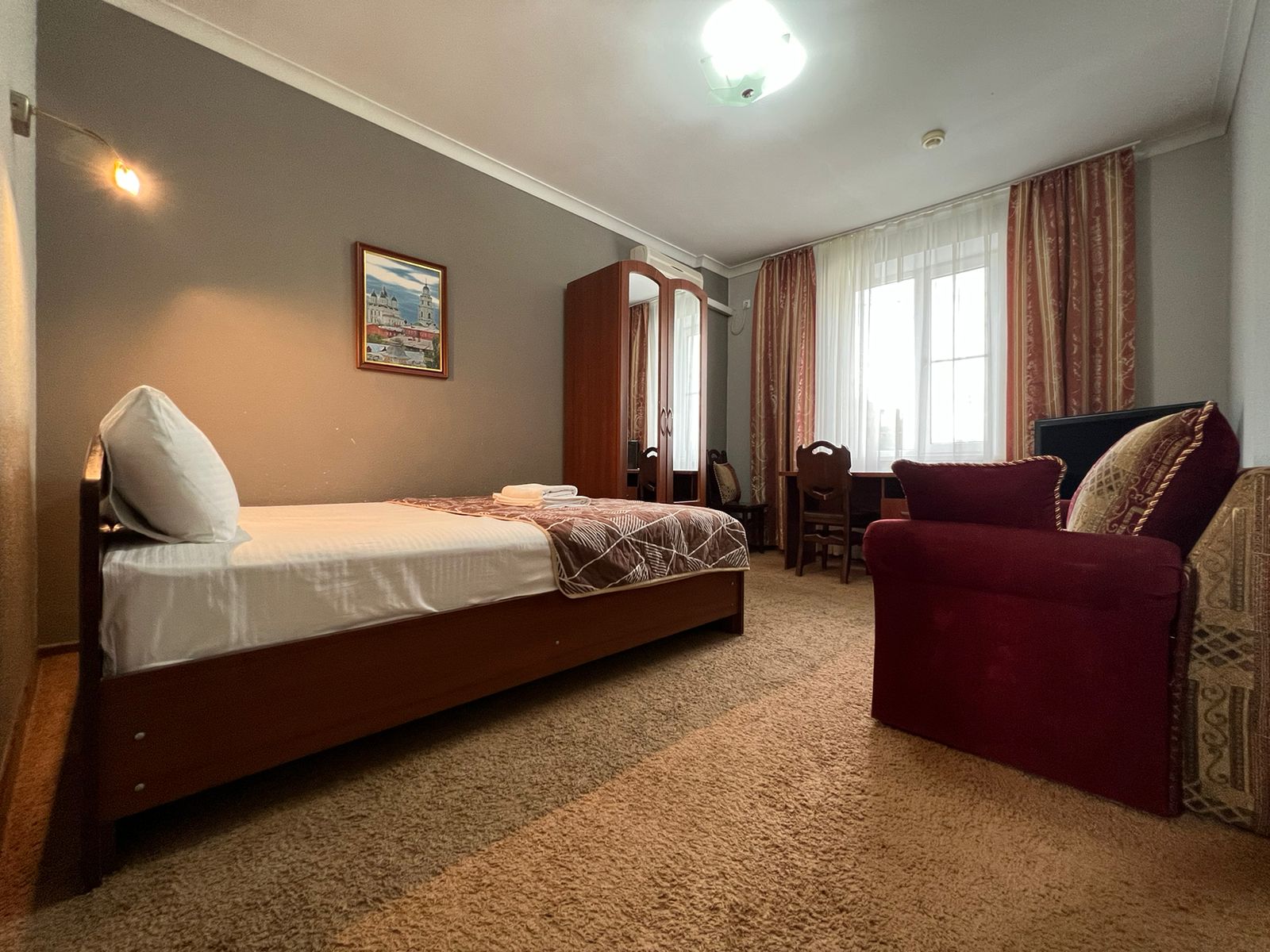 Стандартный двухместный номер с 1 кроватью или 2 отдельными кроватями