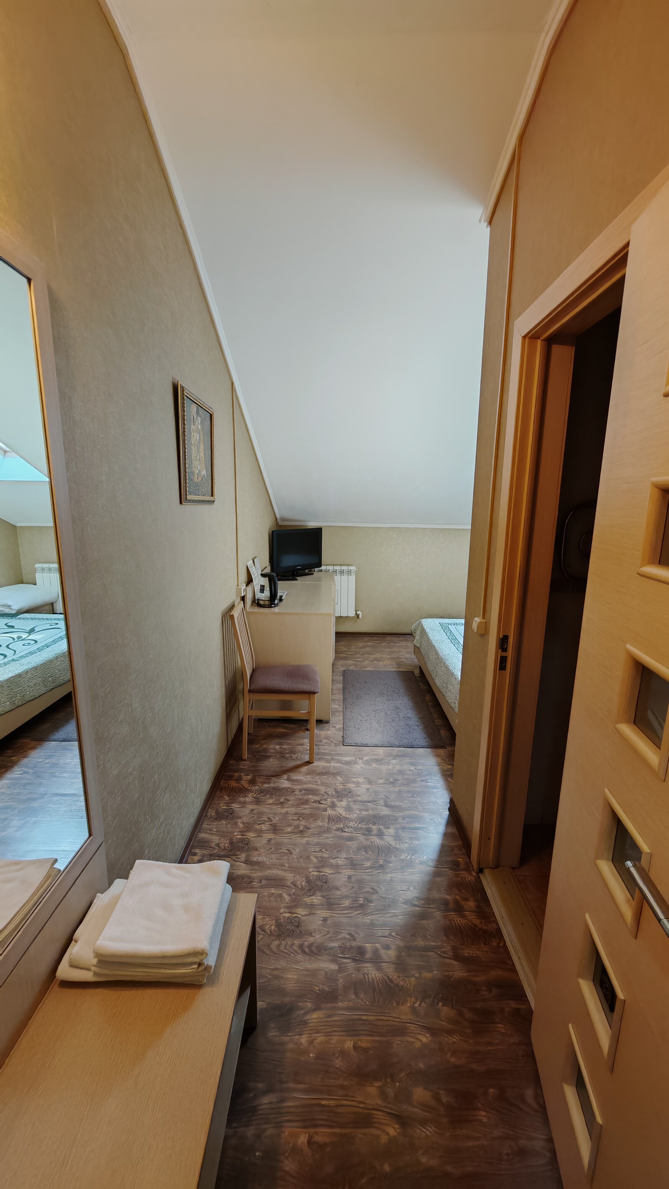 Двухместный номер с 1 кроватью и собственной ванной комнатой