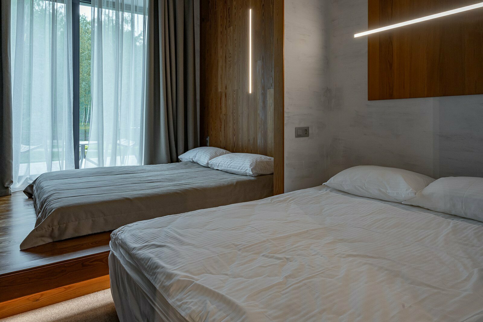 Дождь с террасой