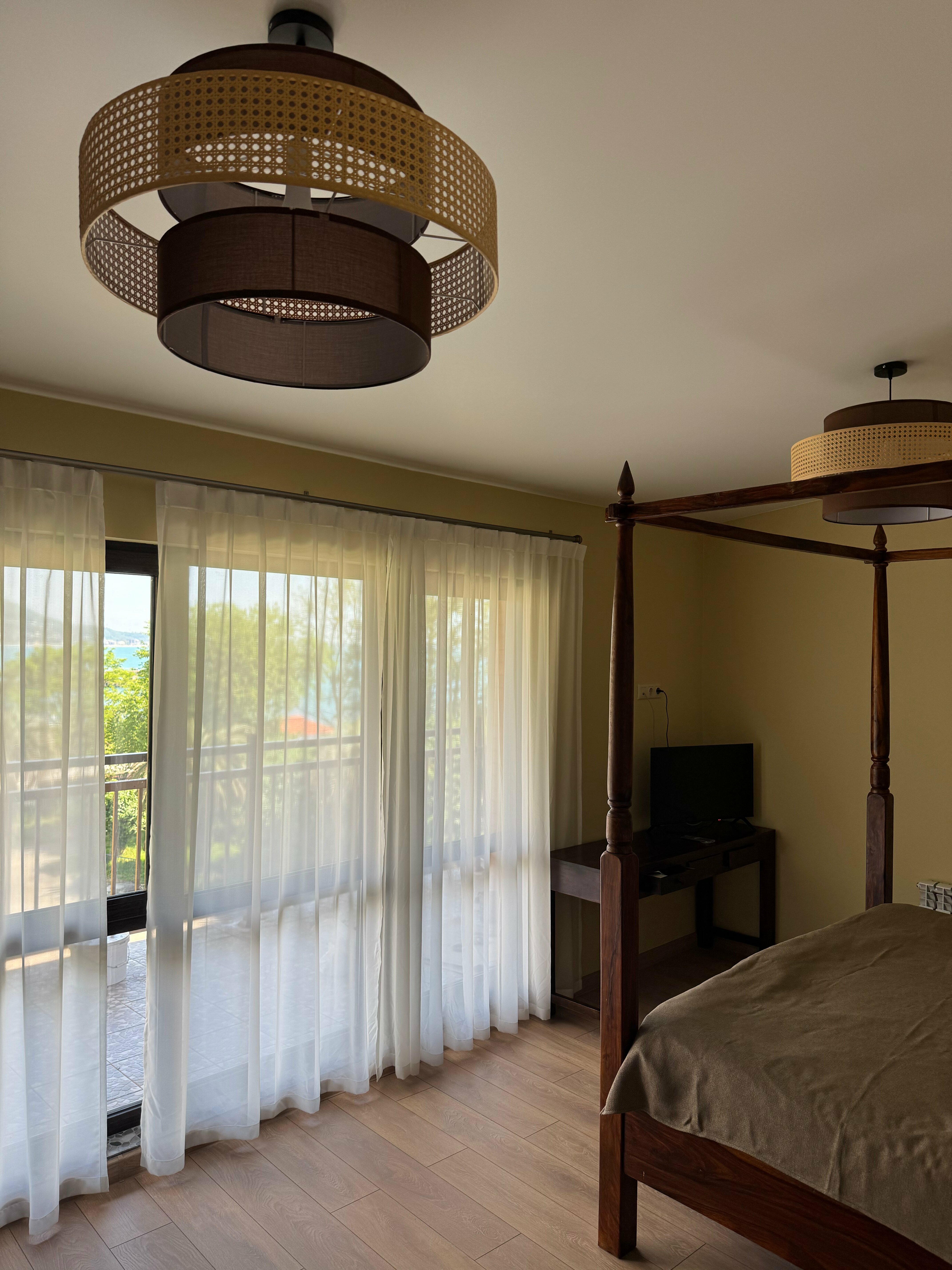 Двухместный номер с 1 кроватью и балконом, вид на море