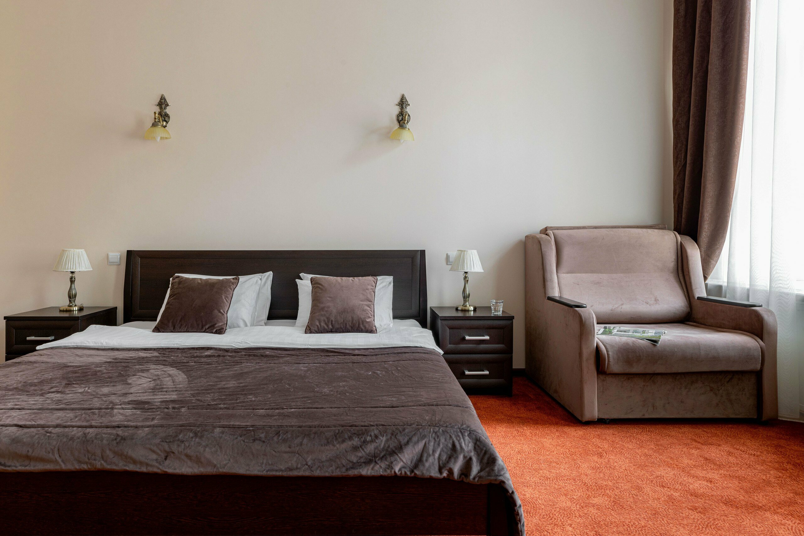 Люкс с роскошной ванной и кроватью King-size (ванна без гидромассажа)