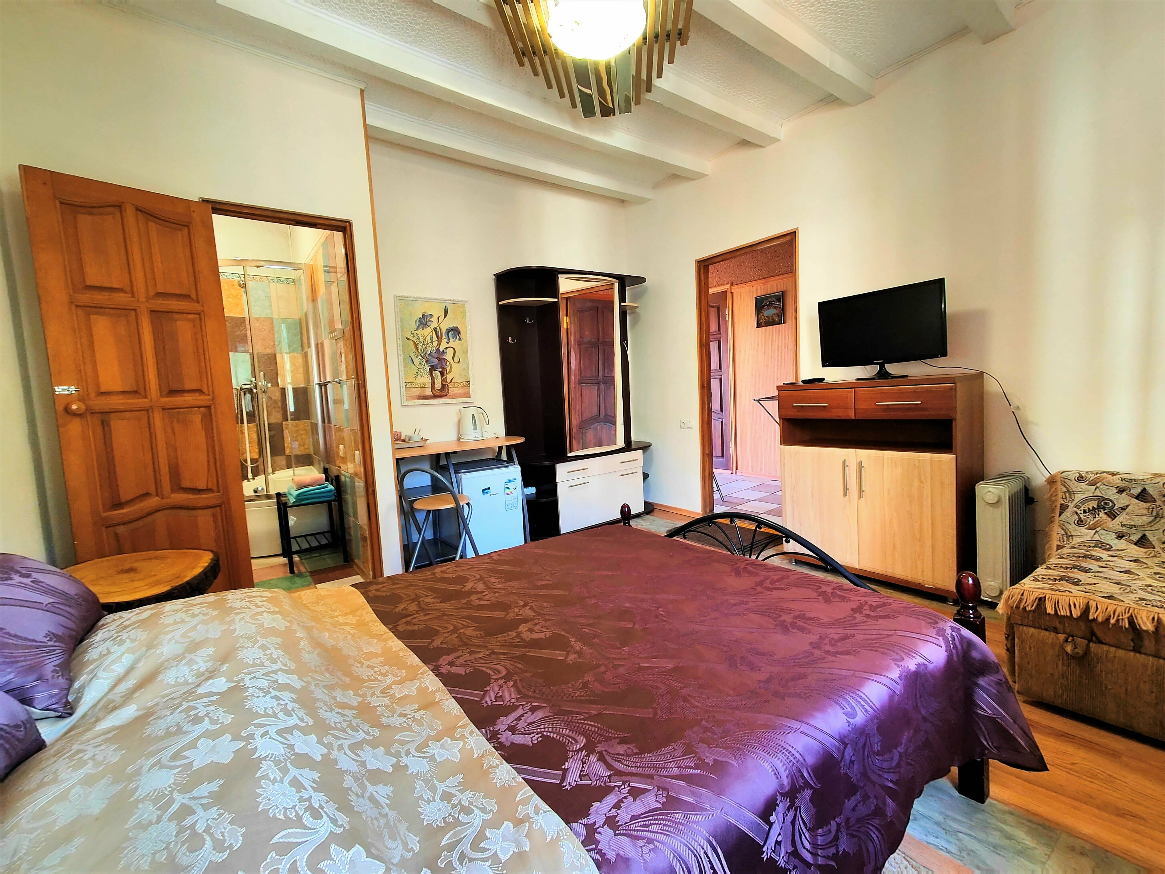 Двухместный номер с 1 кроватью и видом на сад