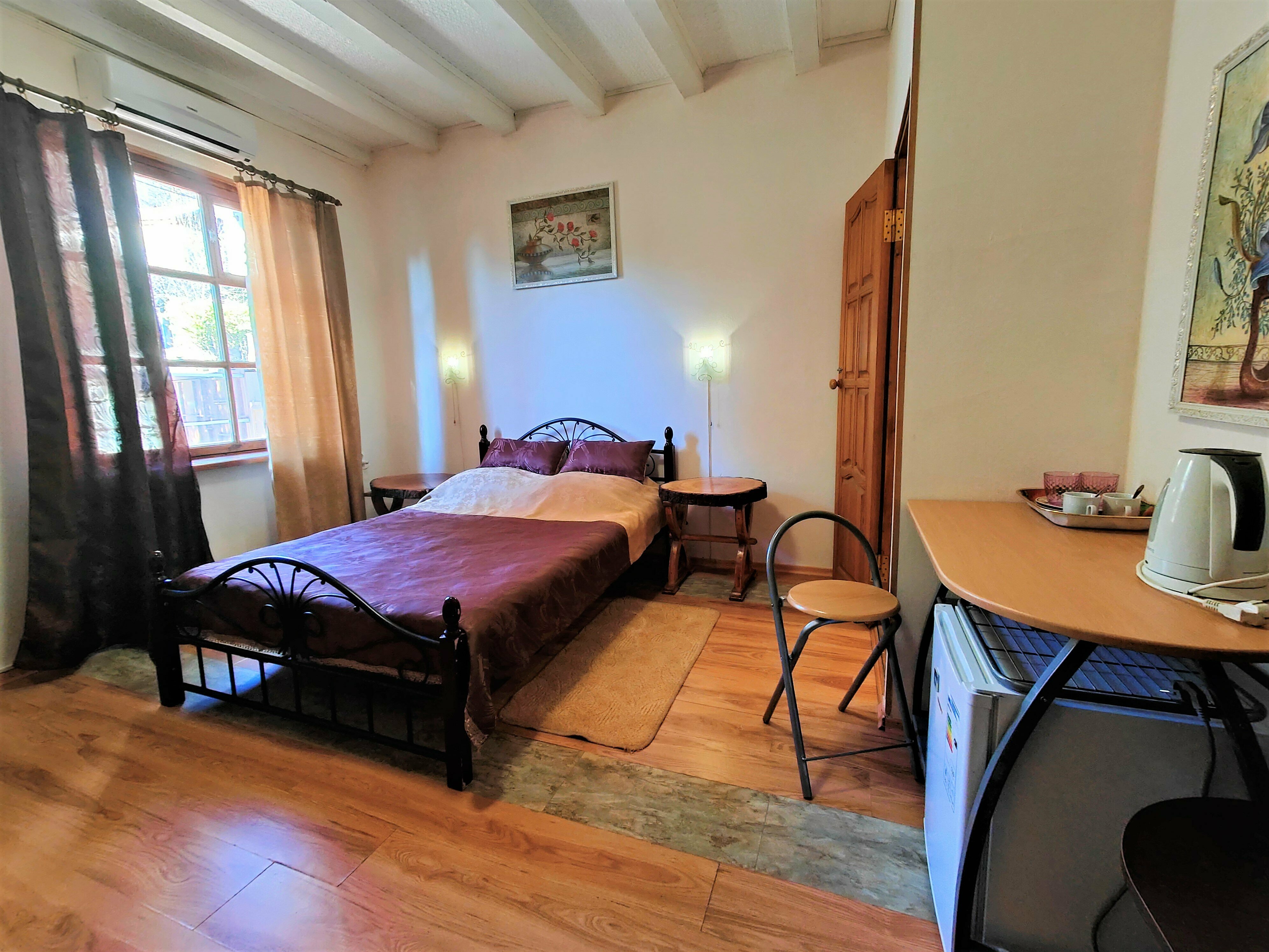 Двухместный номер с 1 кроватью и видом на сад