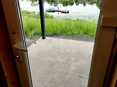 Дом с видом на озеро (камин + кондиционер)