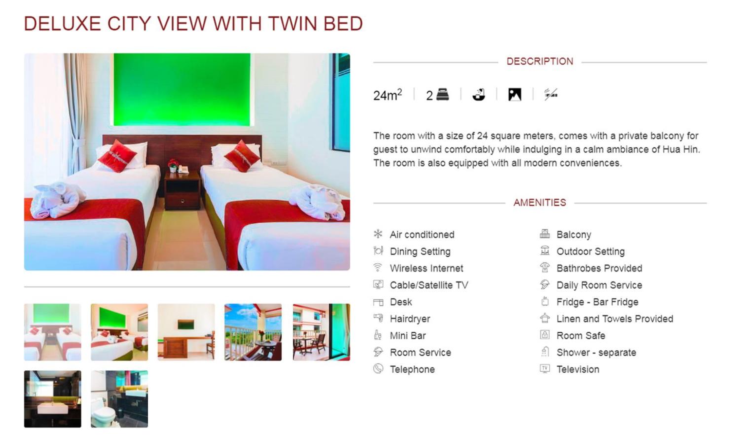 Deluxe Twin Room