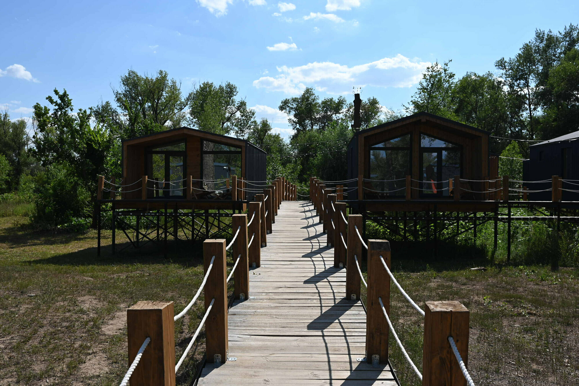 Мини-Барнхаус "Мальдивы" с террасой