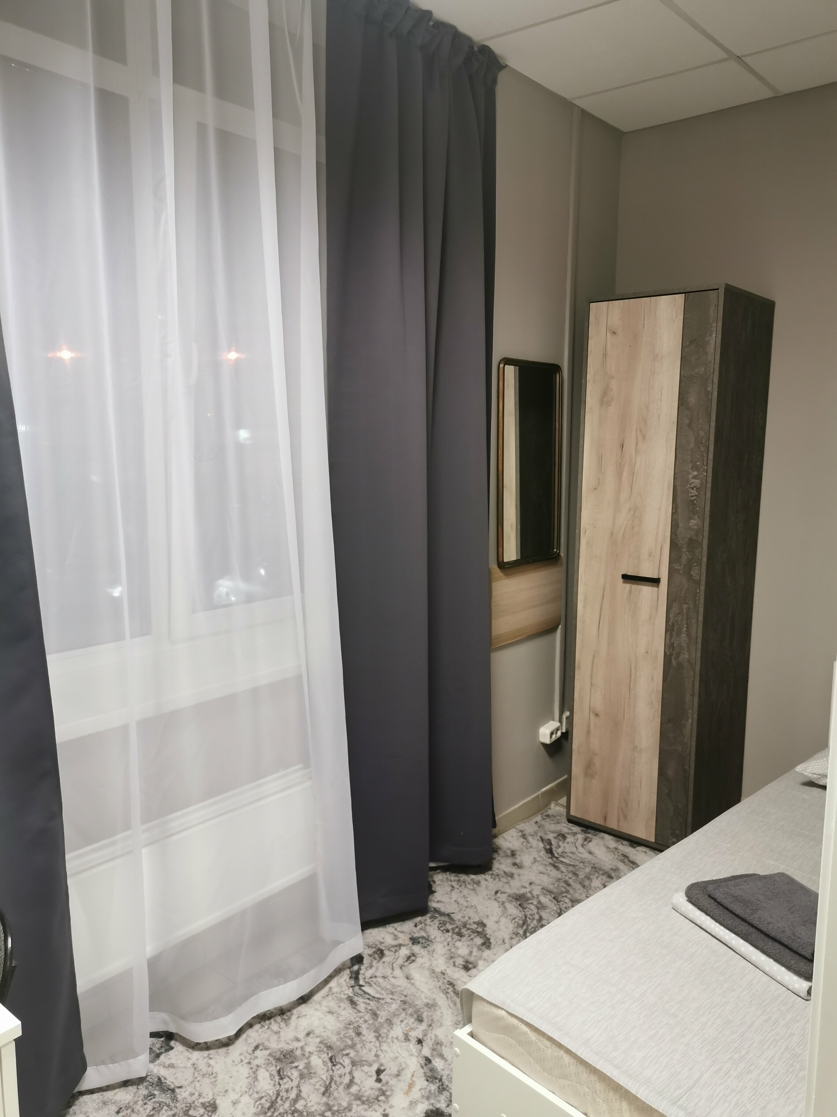 Одноместный номер с общим душем и туалетом