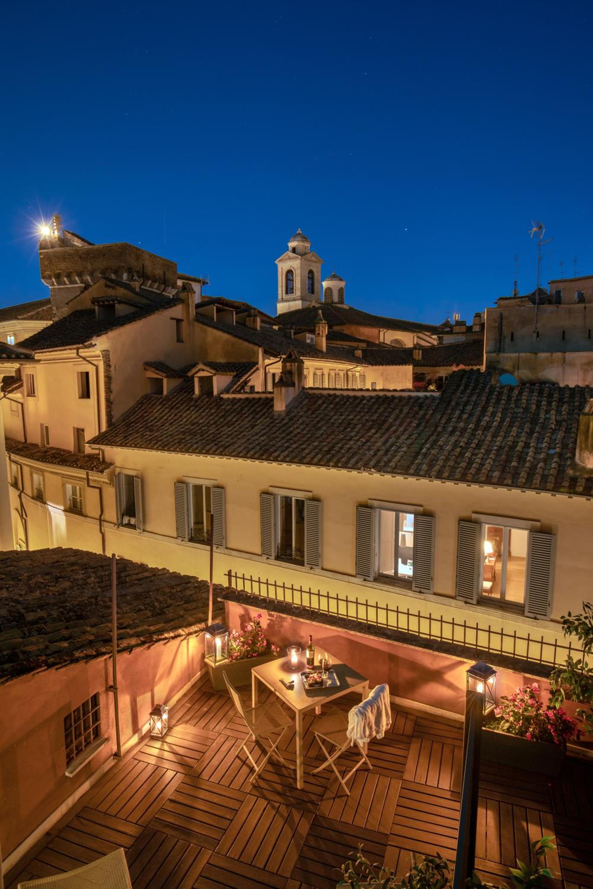 Deluxe Double Room with Terrace and City View