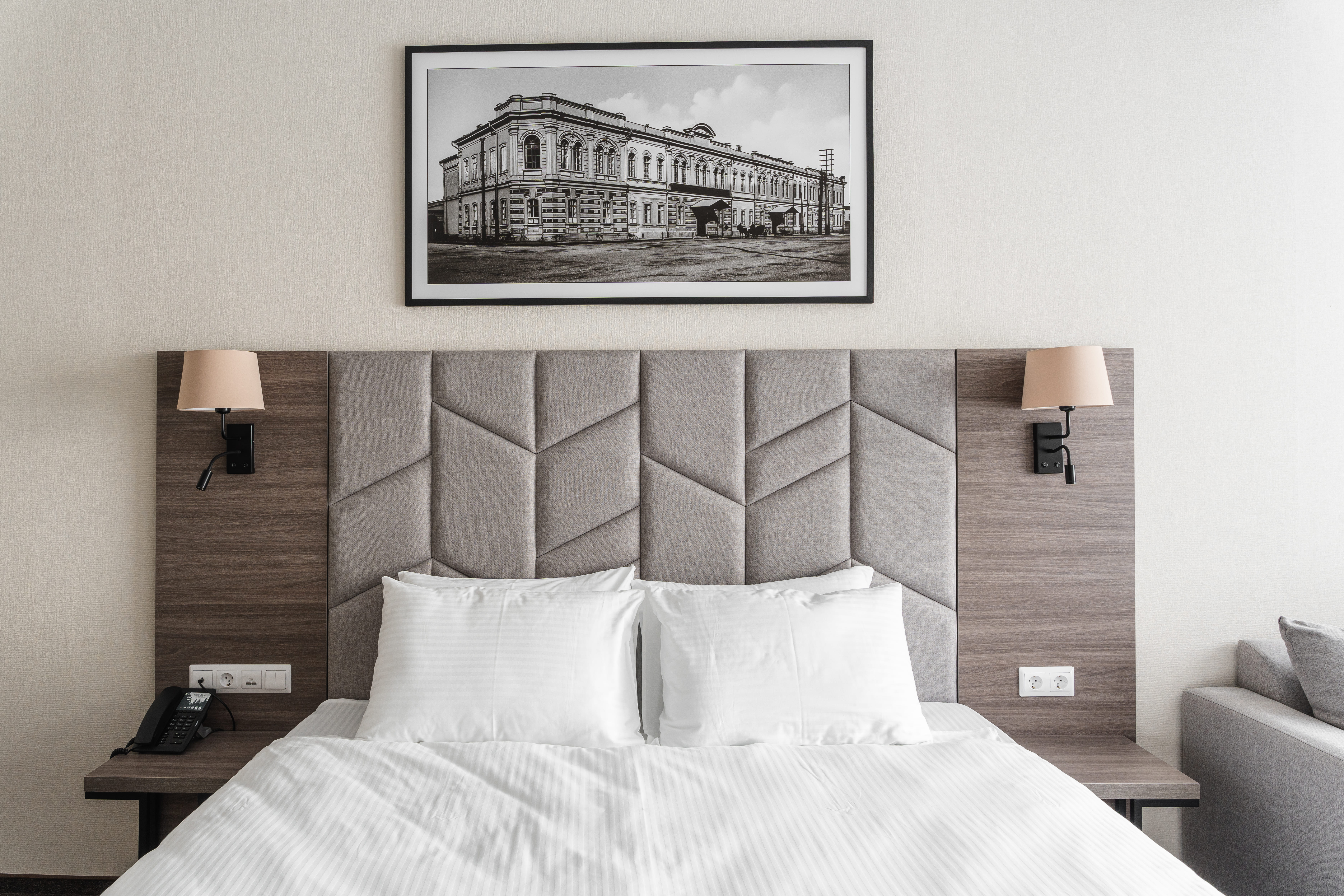 Стандартный двухместный номер с одной или двумя раздельными кроватями с видом во внутренний двор