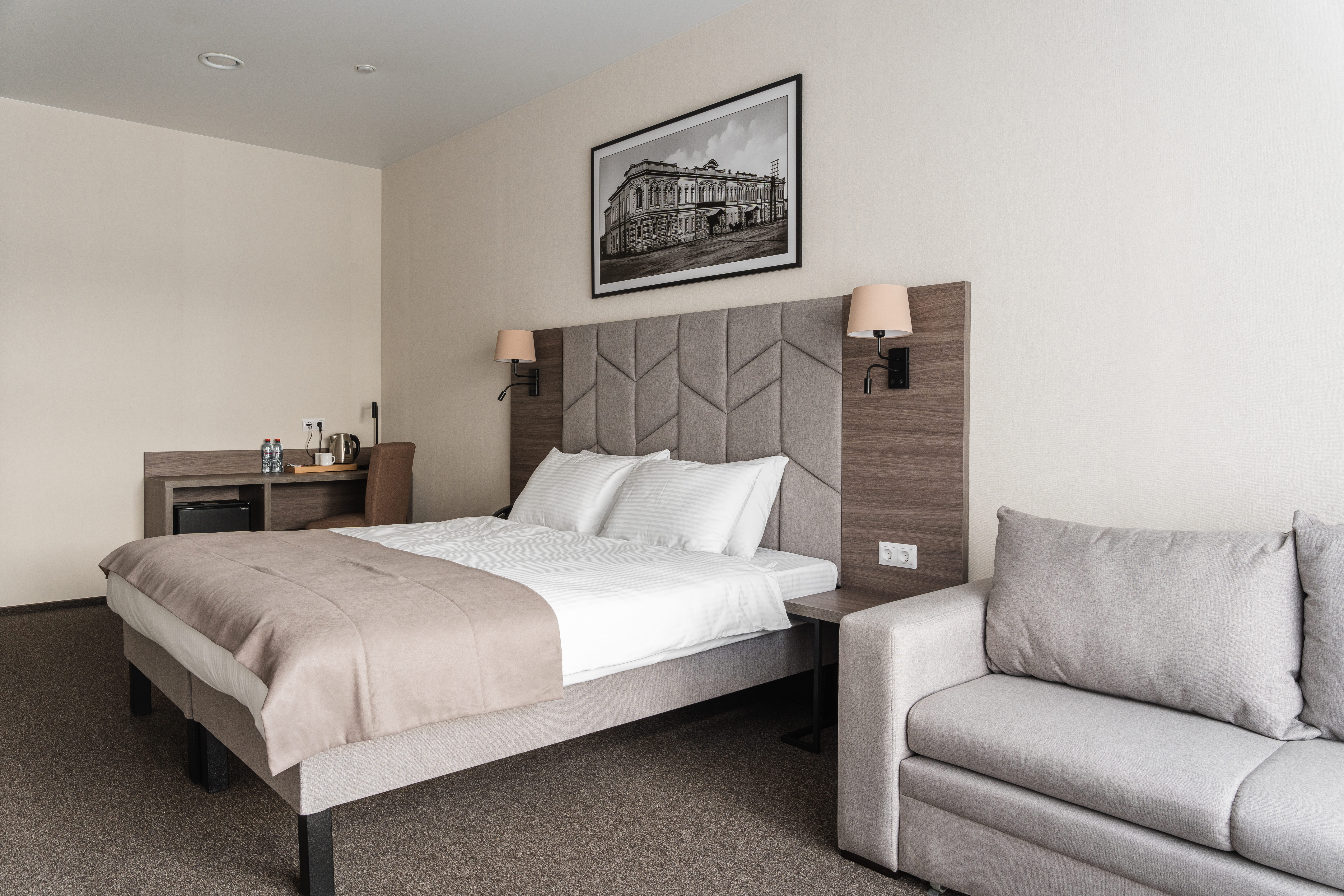 Стандартный двухместный номер с одной или двумя раздельными кроватями с видом во внутренний двор