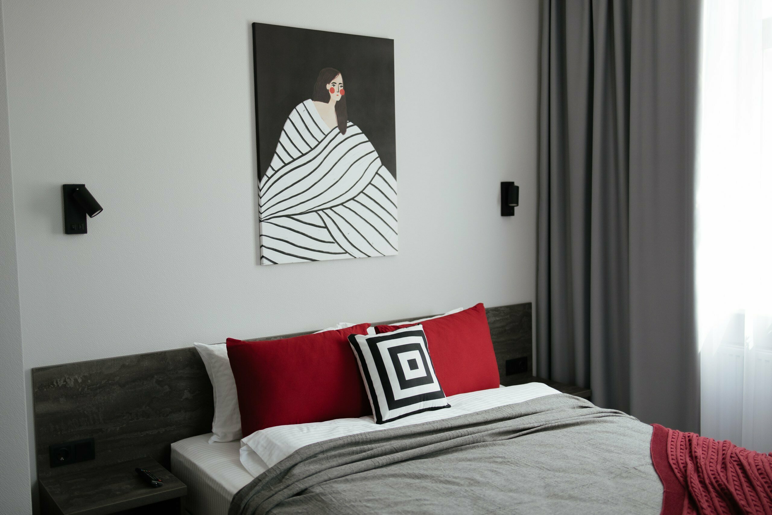 Двухместный номер с 1 кроватью или 2 отдельными на выбор