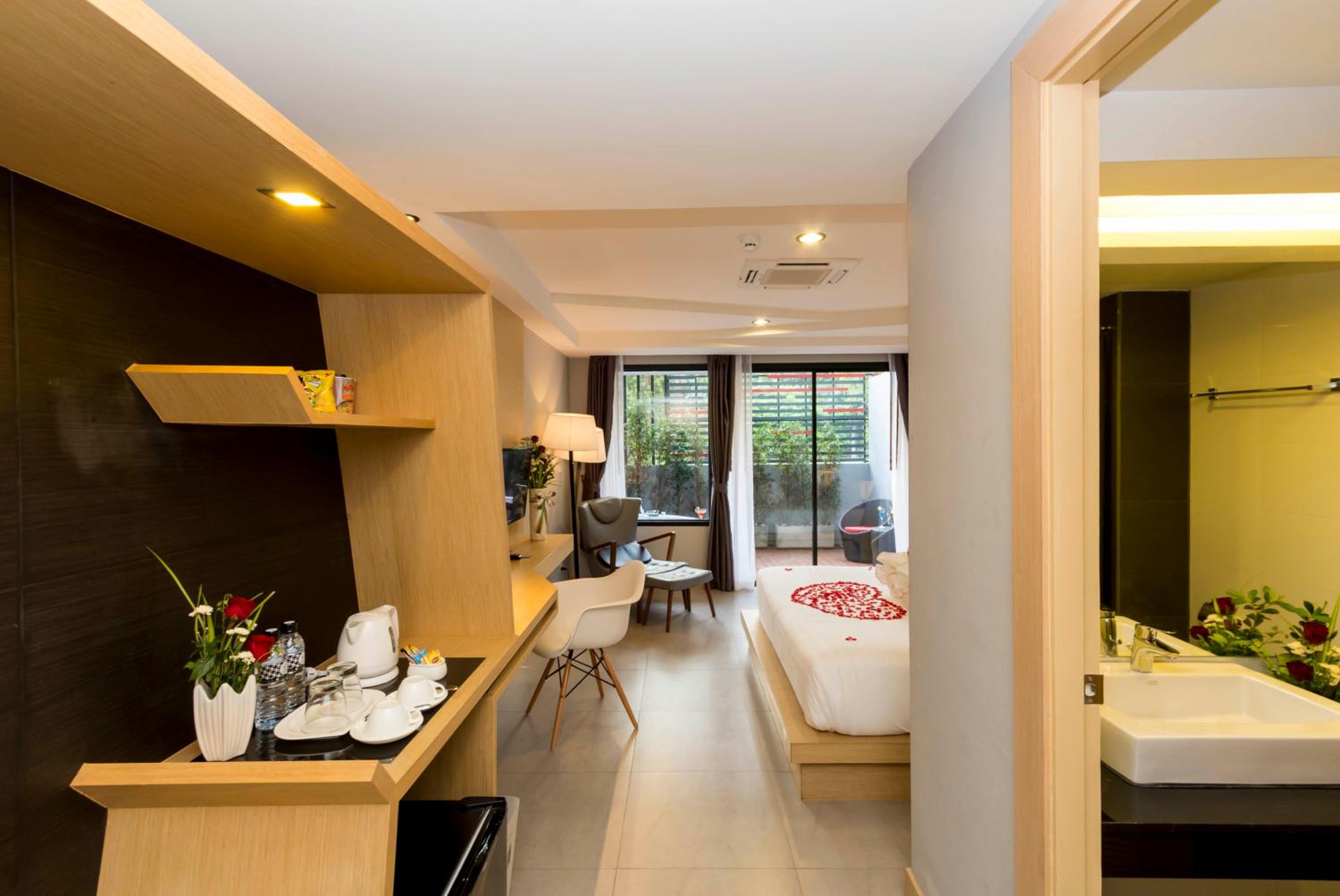 Family Room with Bathroom