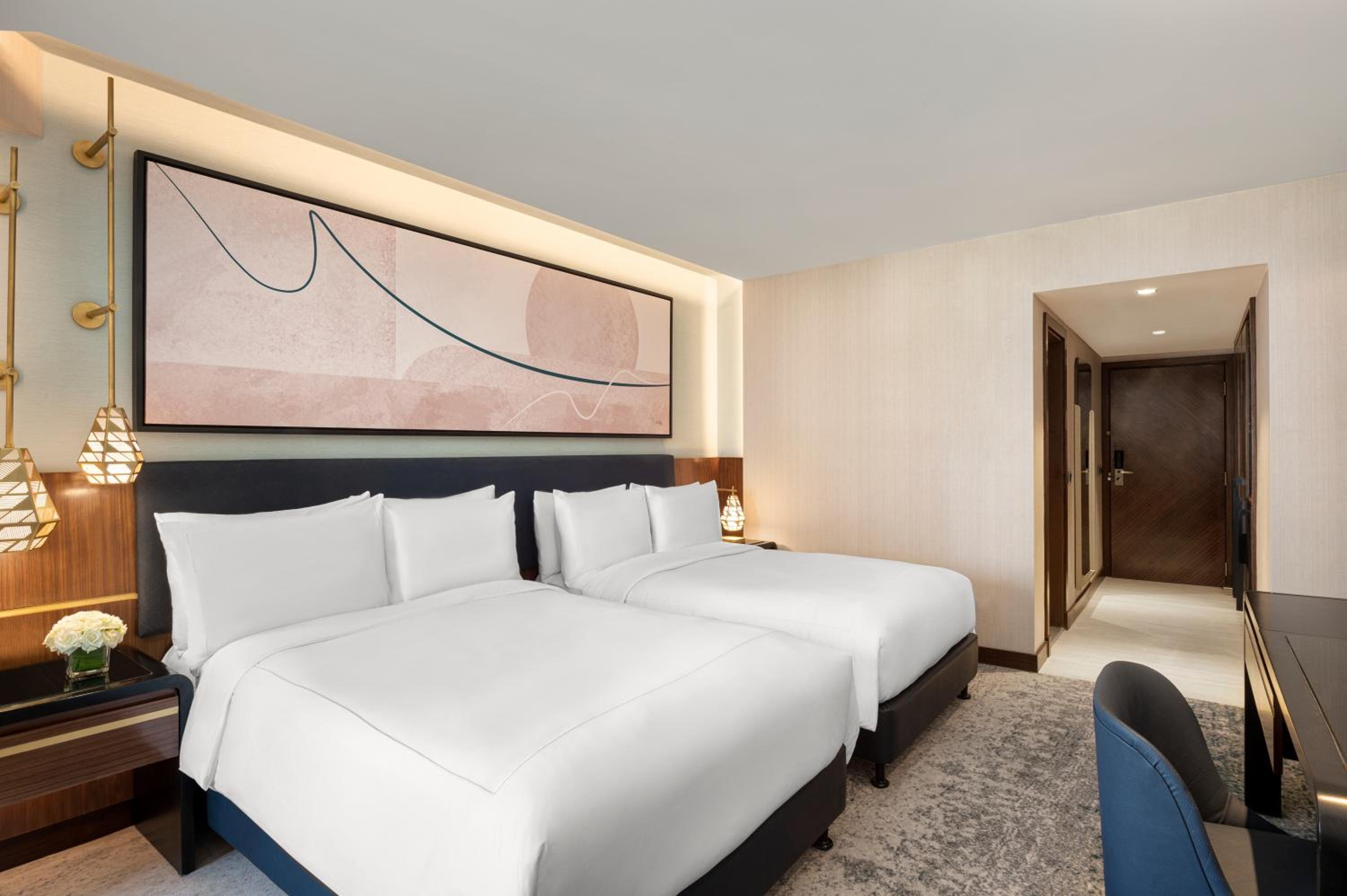 Deluxe Double Room With Two Double Beds And Nile View