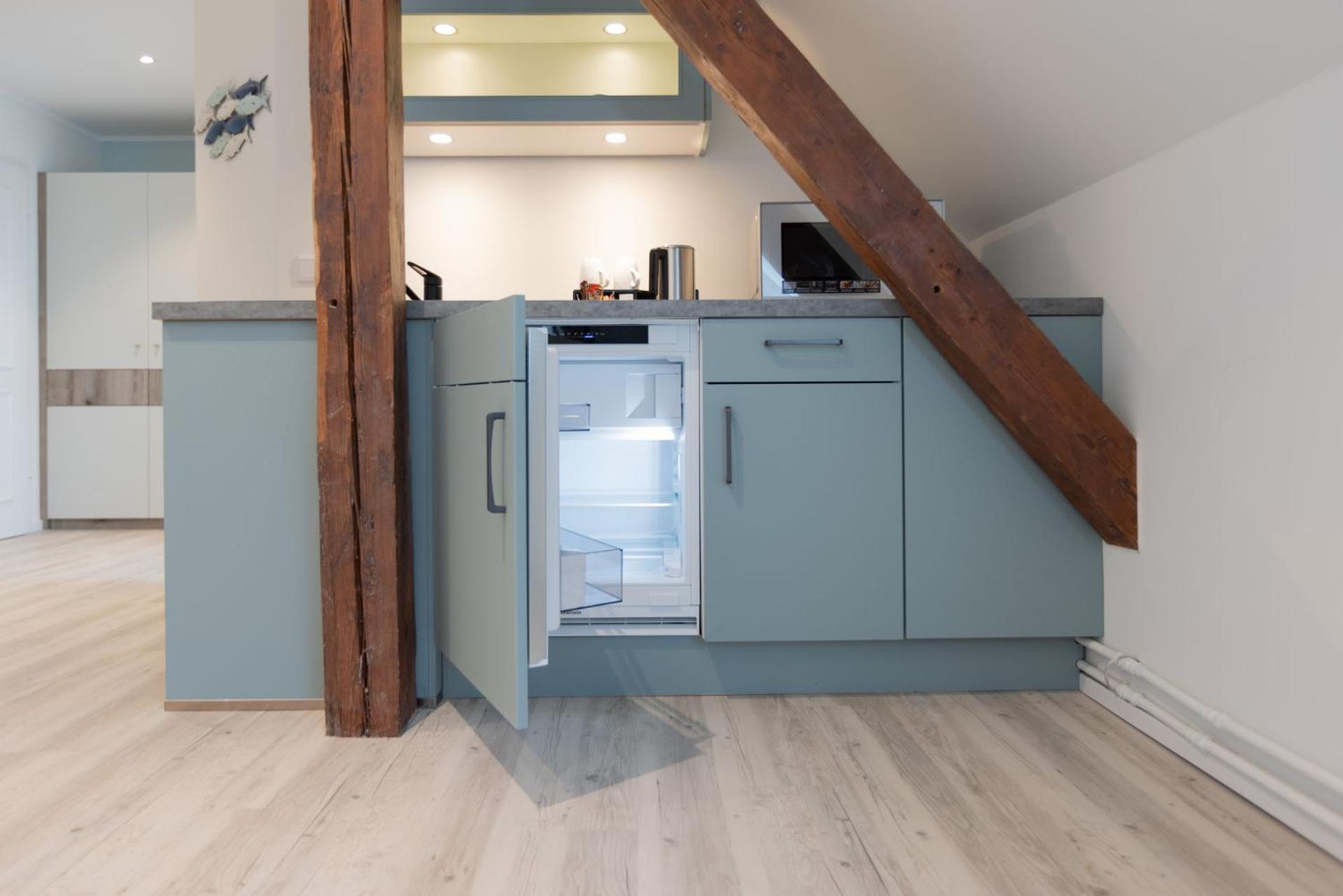 Family Room with Sofa Bed and Kitchenette