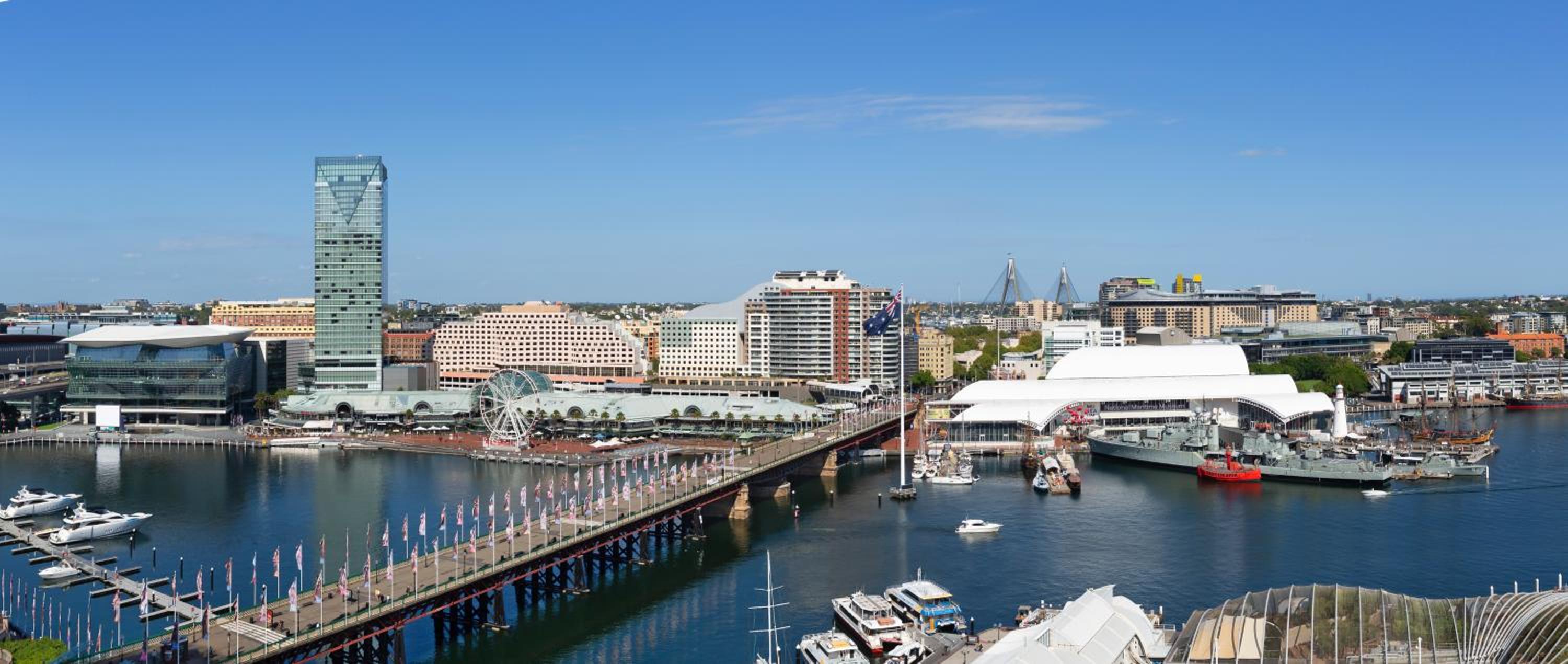 King Room with Balcony and Darling Harbor View