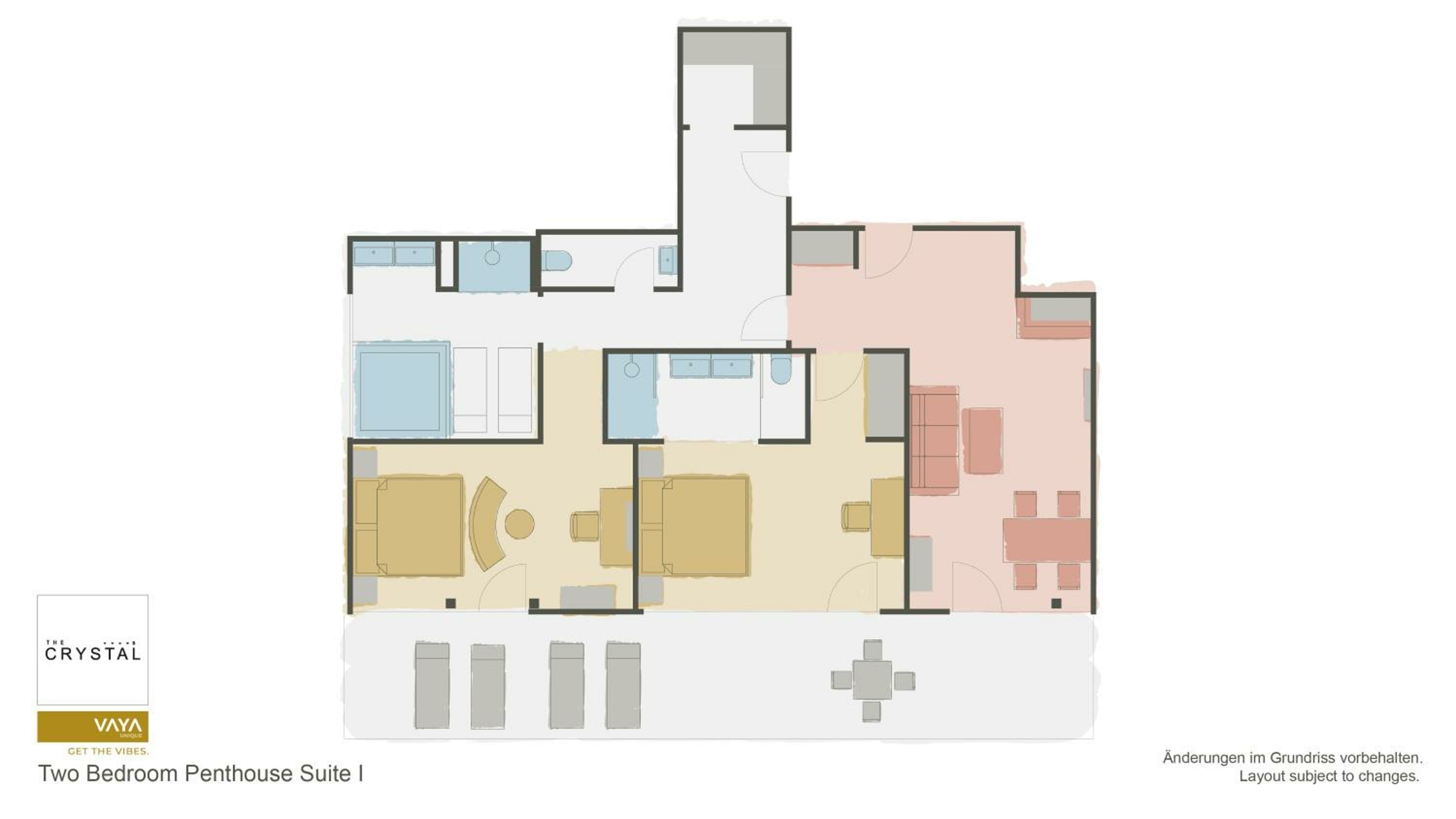 Two-Bedroom Penthouse Suite