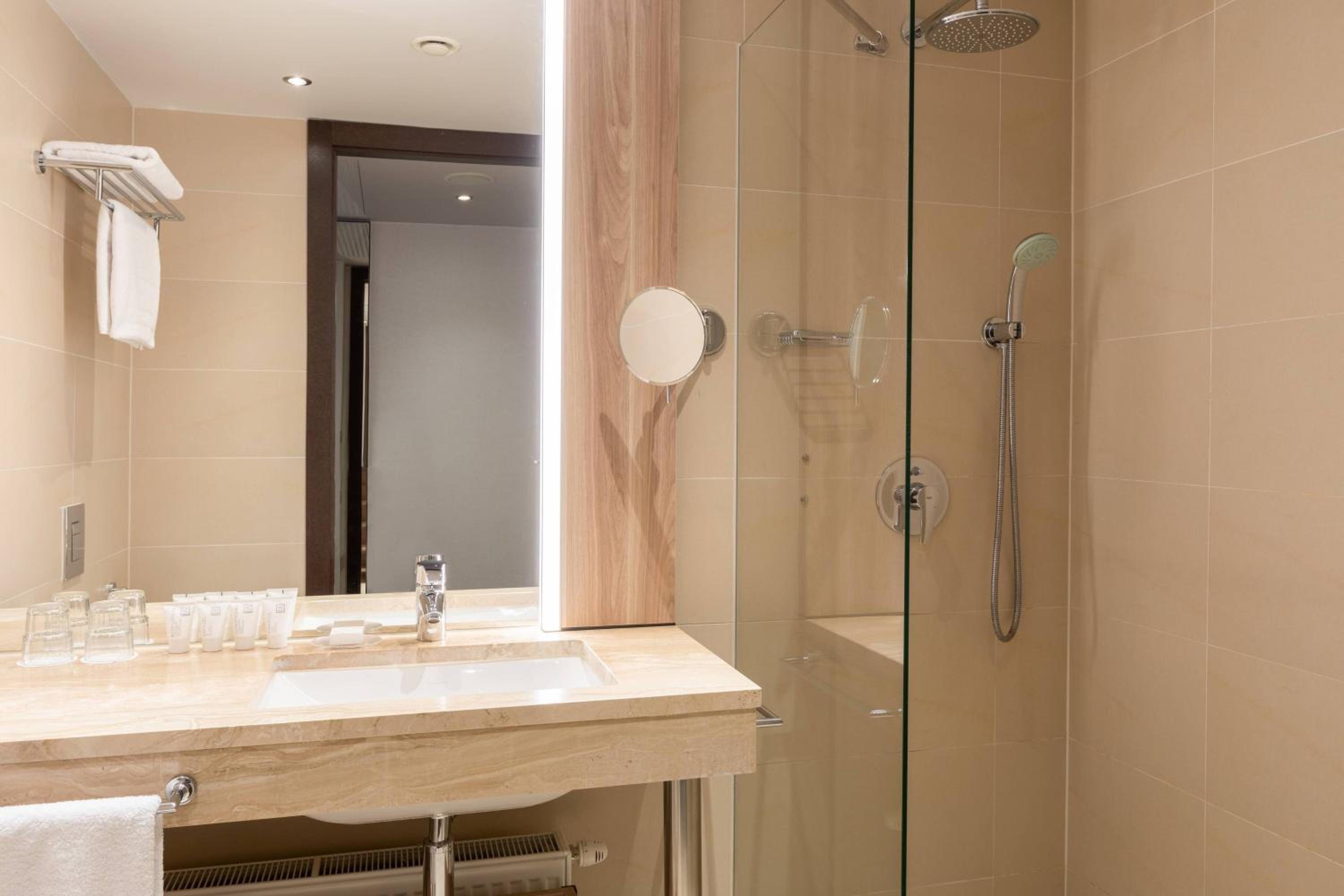 Executive, Guest room, 1 King, Sofa bed, City view