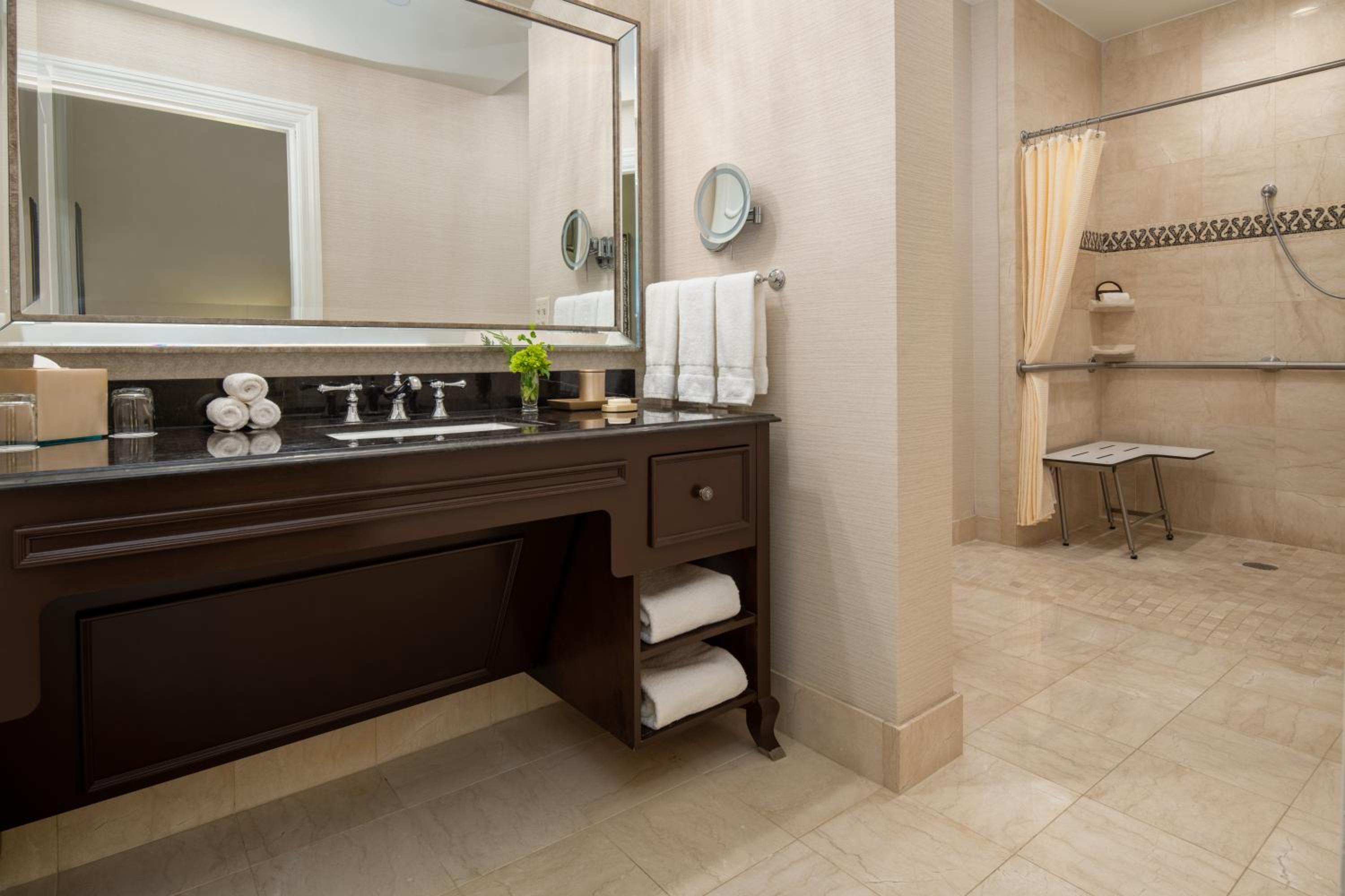 Deluxe King Room with Roll-In Shower - Mobility Access