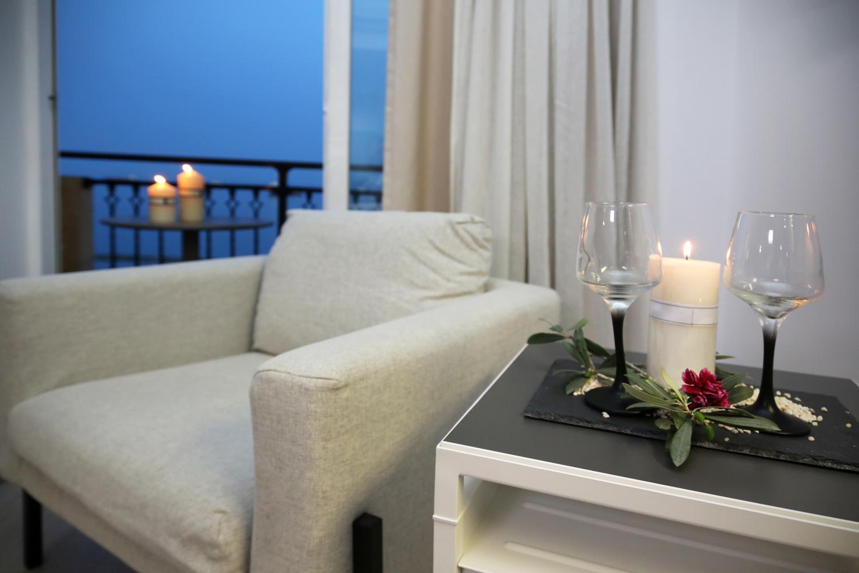 One-Bedroom Apartment with Sea & City View