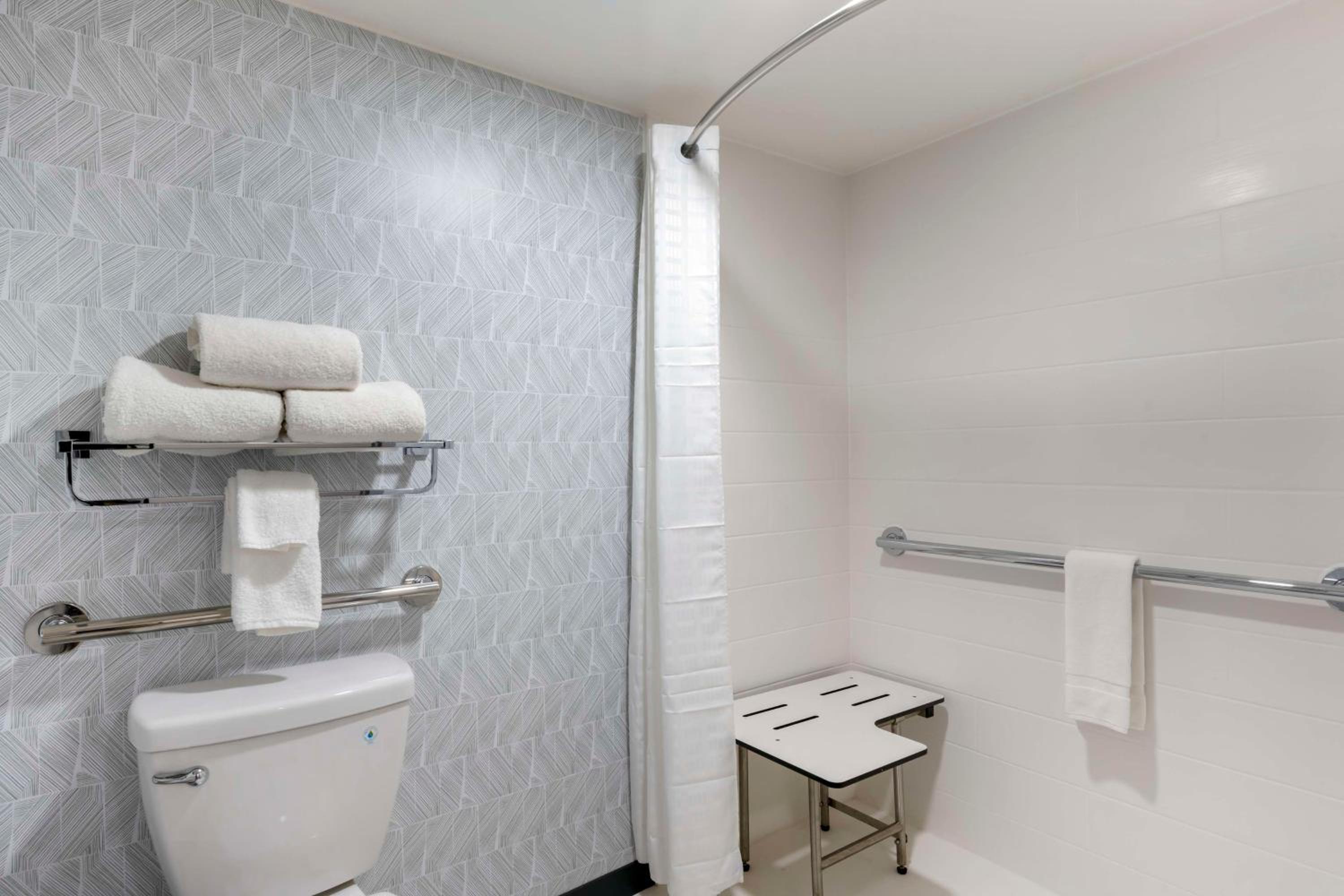 King Room with Mobility Accessible Roll-In Shower